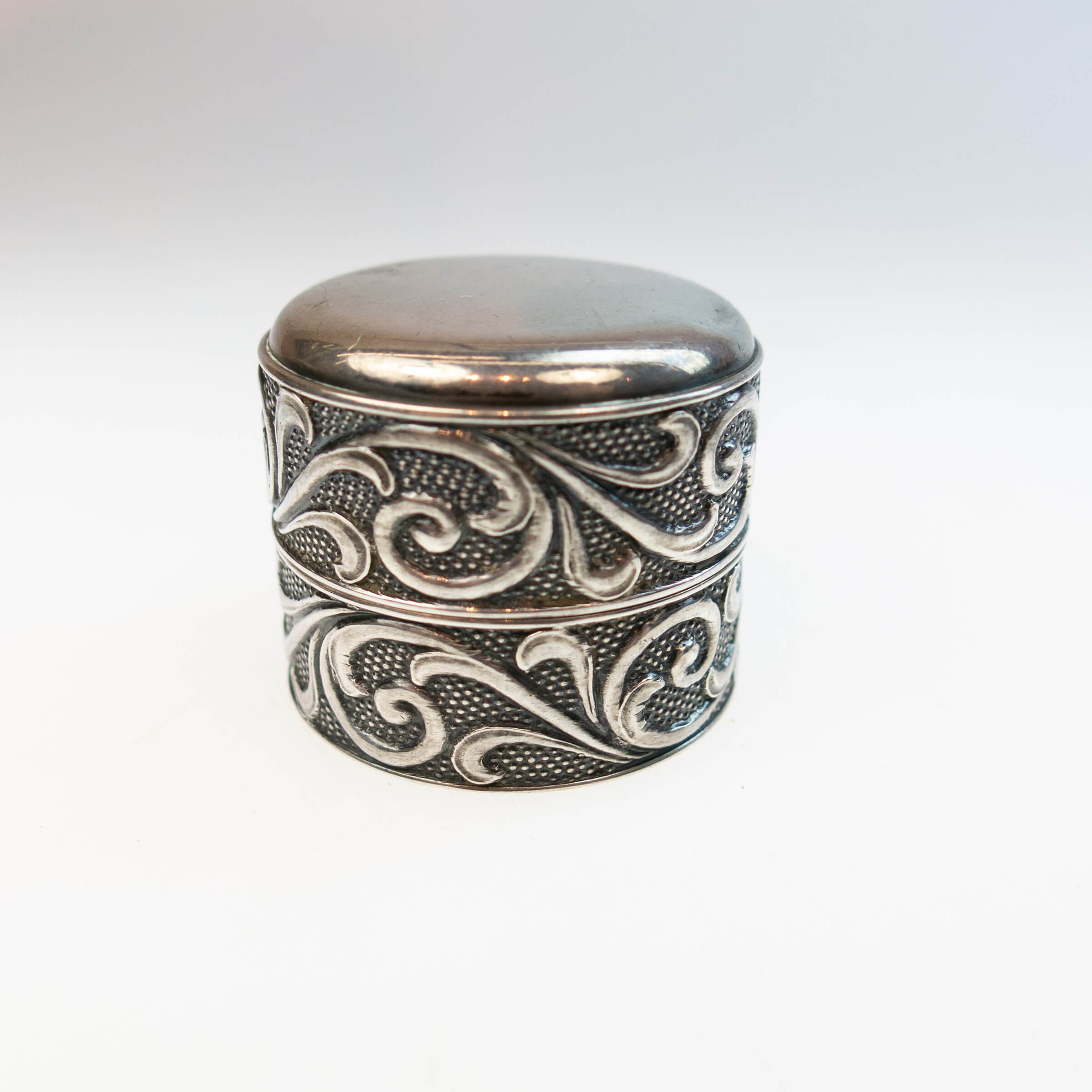 Howard & Co., Fifth Avenue, New York Sterling Silver Ring Box