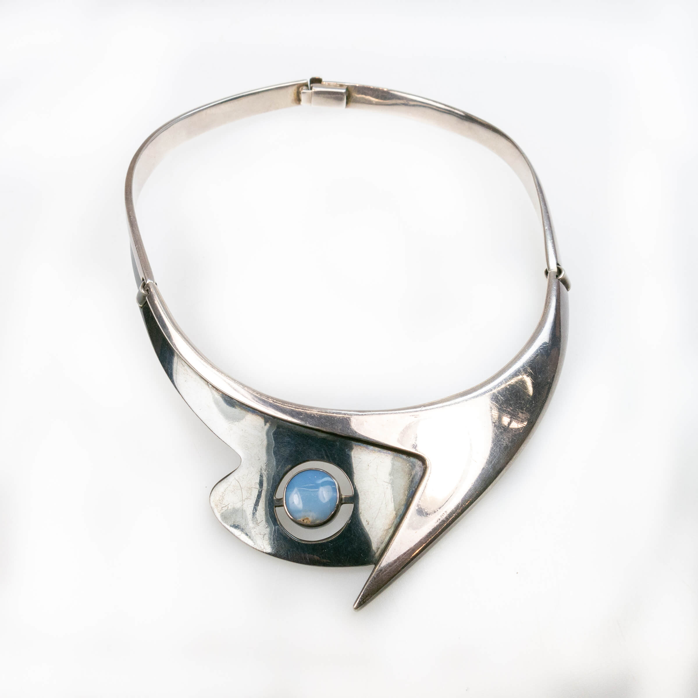Sigfrido Pineda Mexican Sterling Silver Collar Necklace