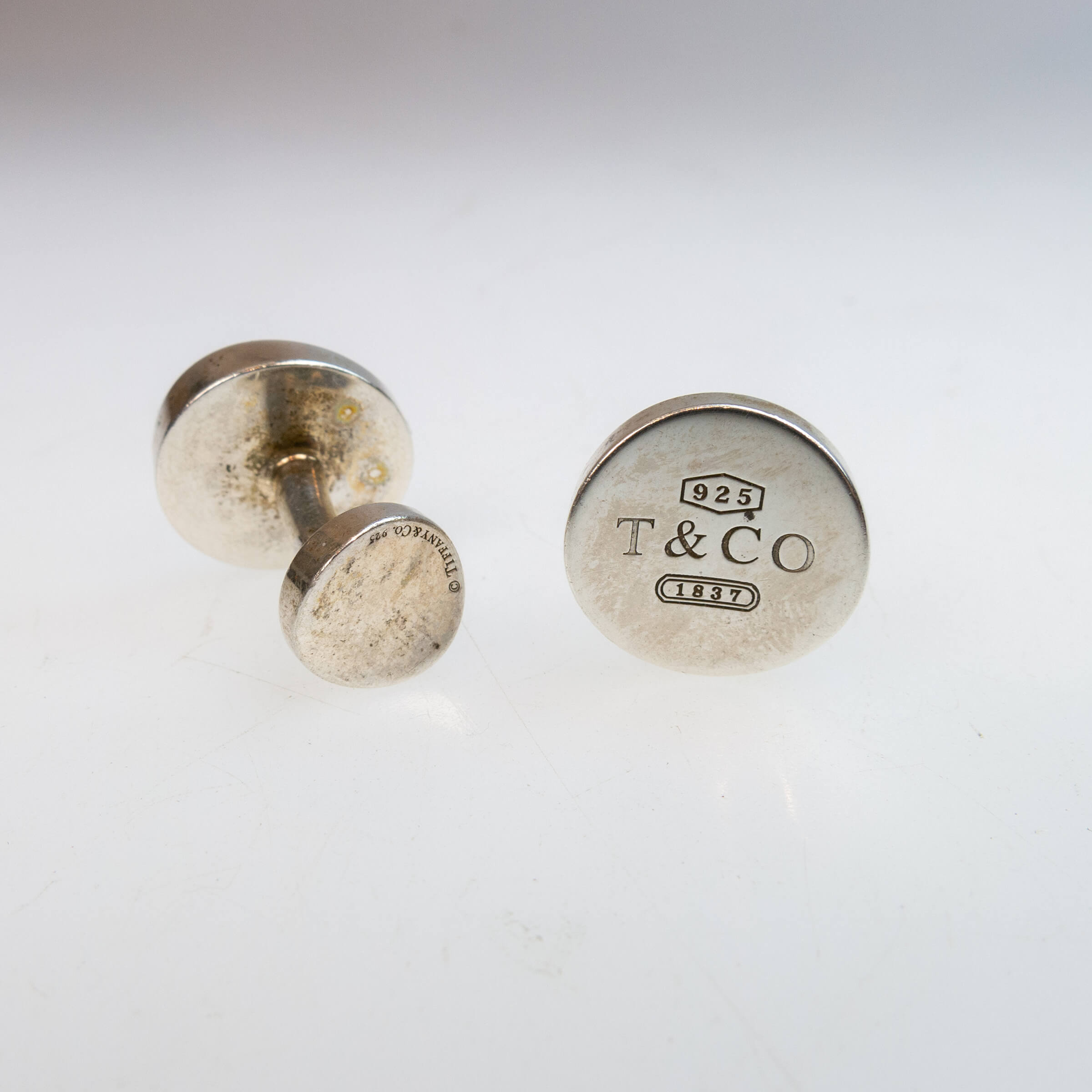 Pair Of Tiffany & Co. Sterling Silver Cufflinks