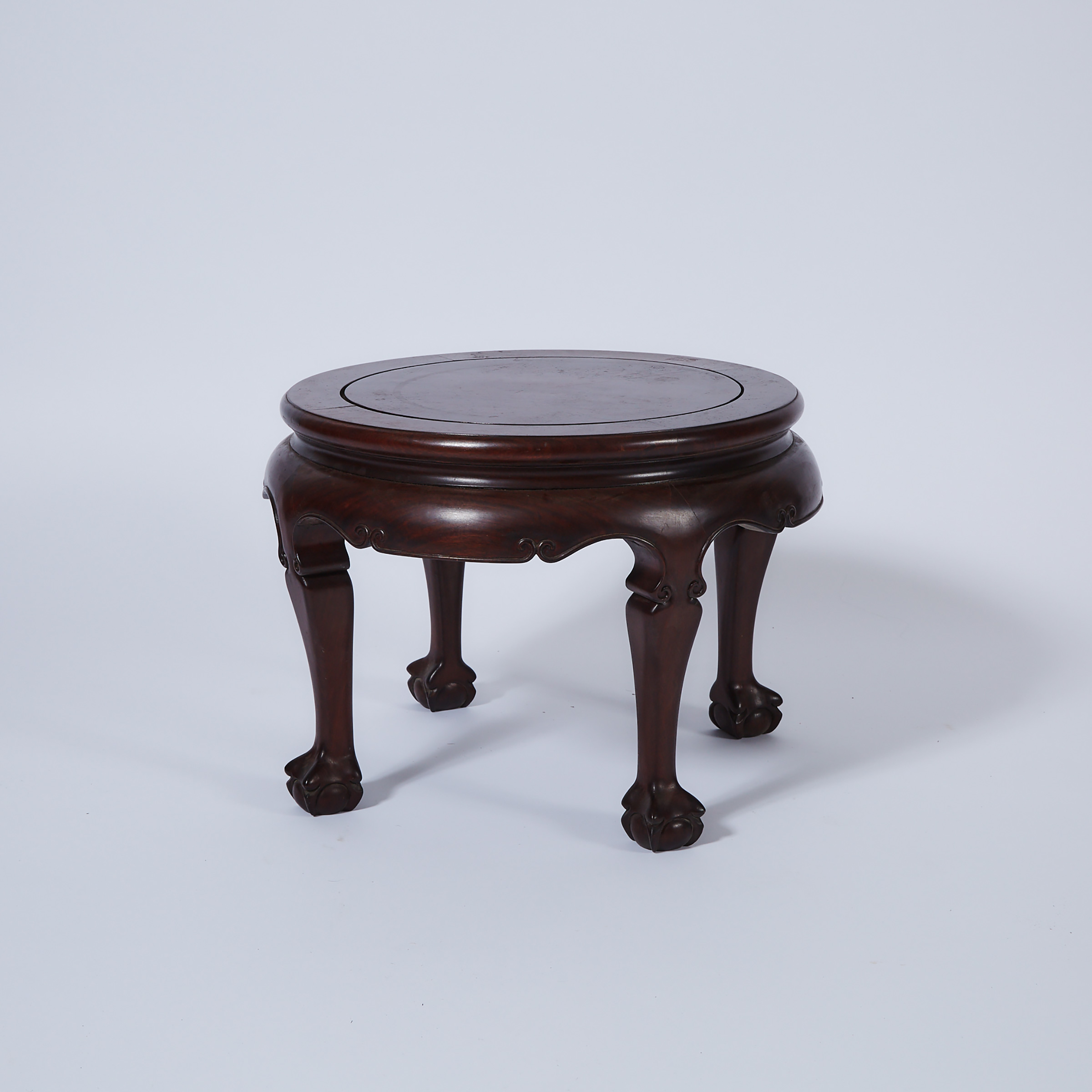 A Suanzhi Hardwood Carved Low Table, 19th Century