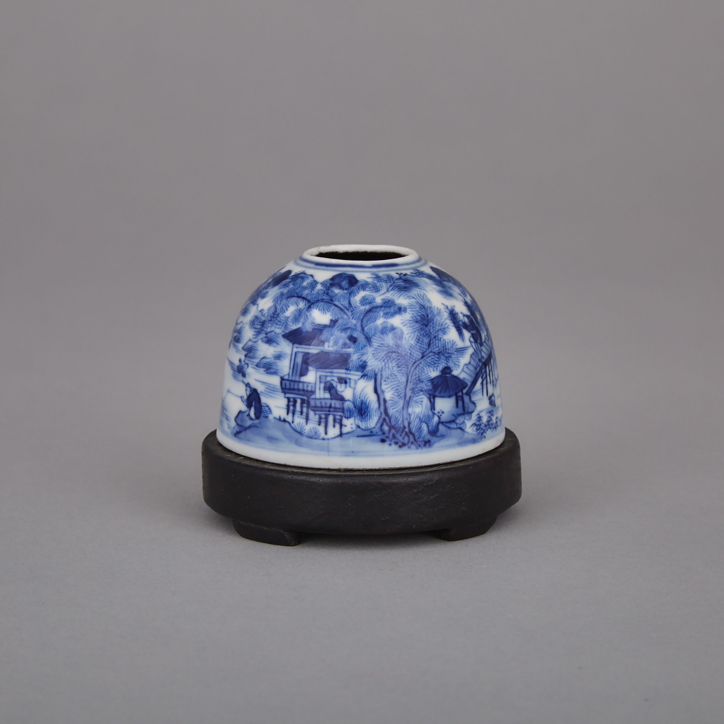 A Blue and White Water Coupe, 18th Century