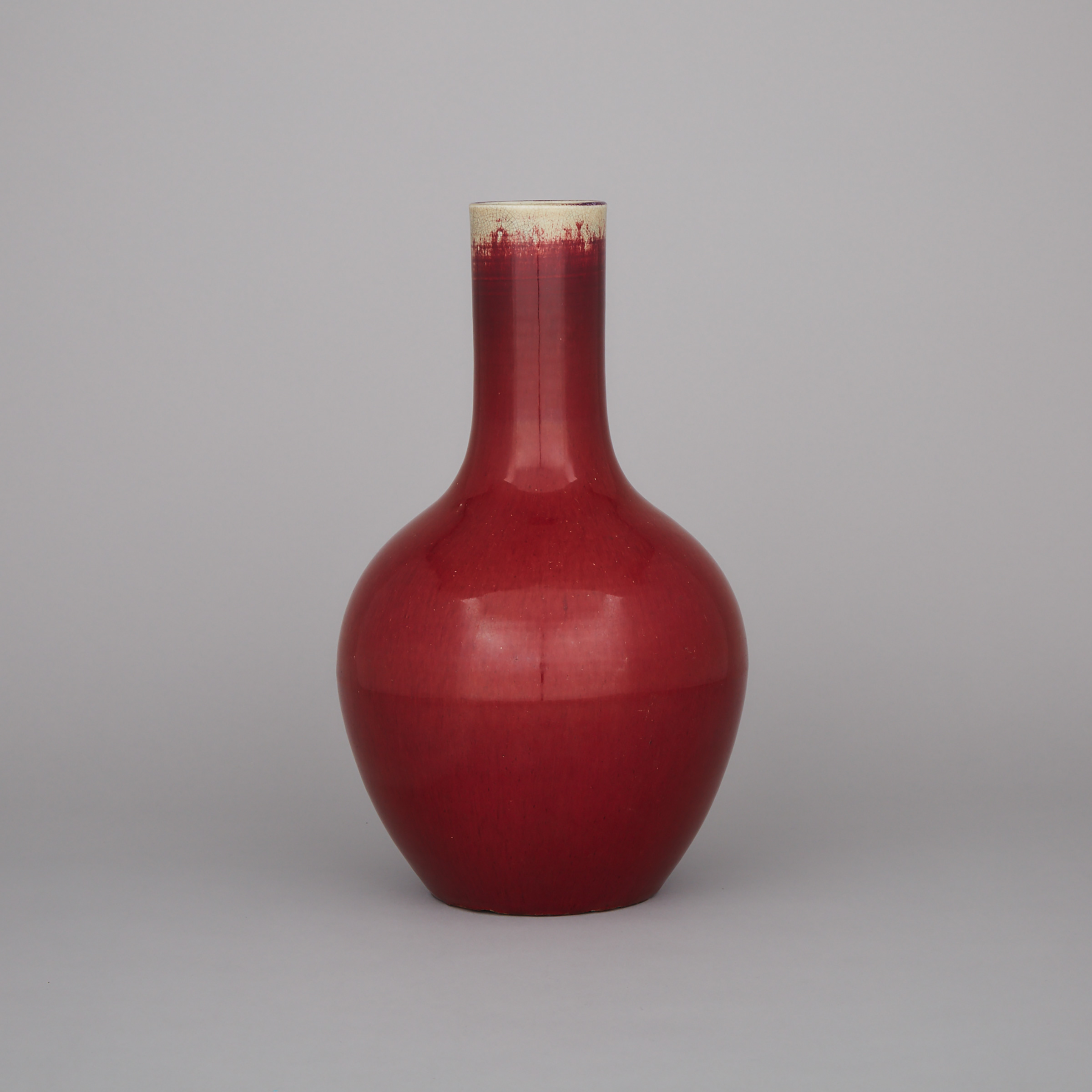A Langyao-Glazed Bottle Vase, 19th Century