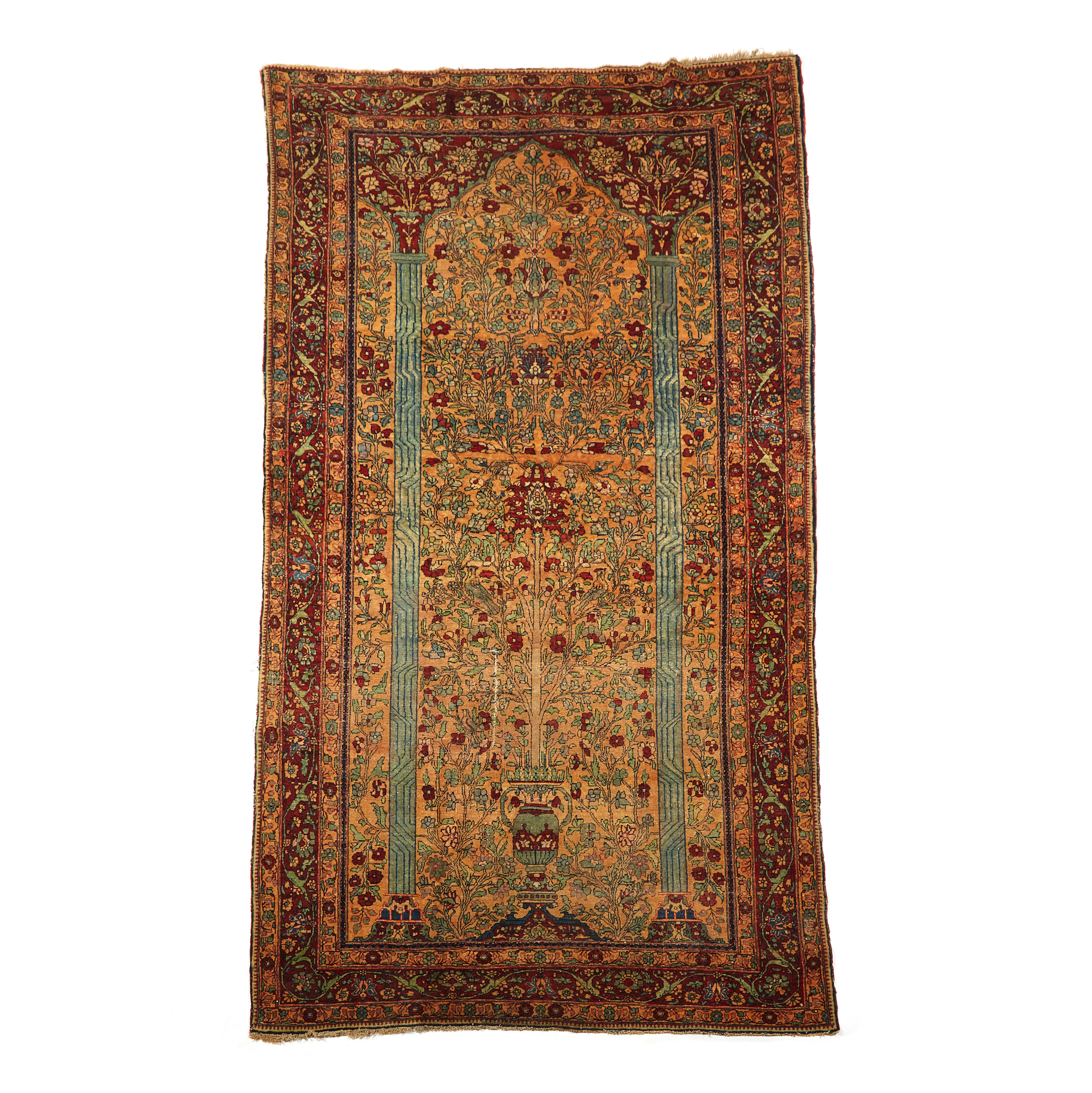 Tabriz Tree of Life Carpet, Persian, early 20th century