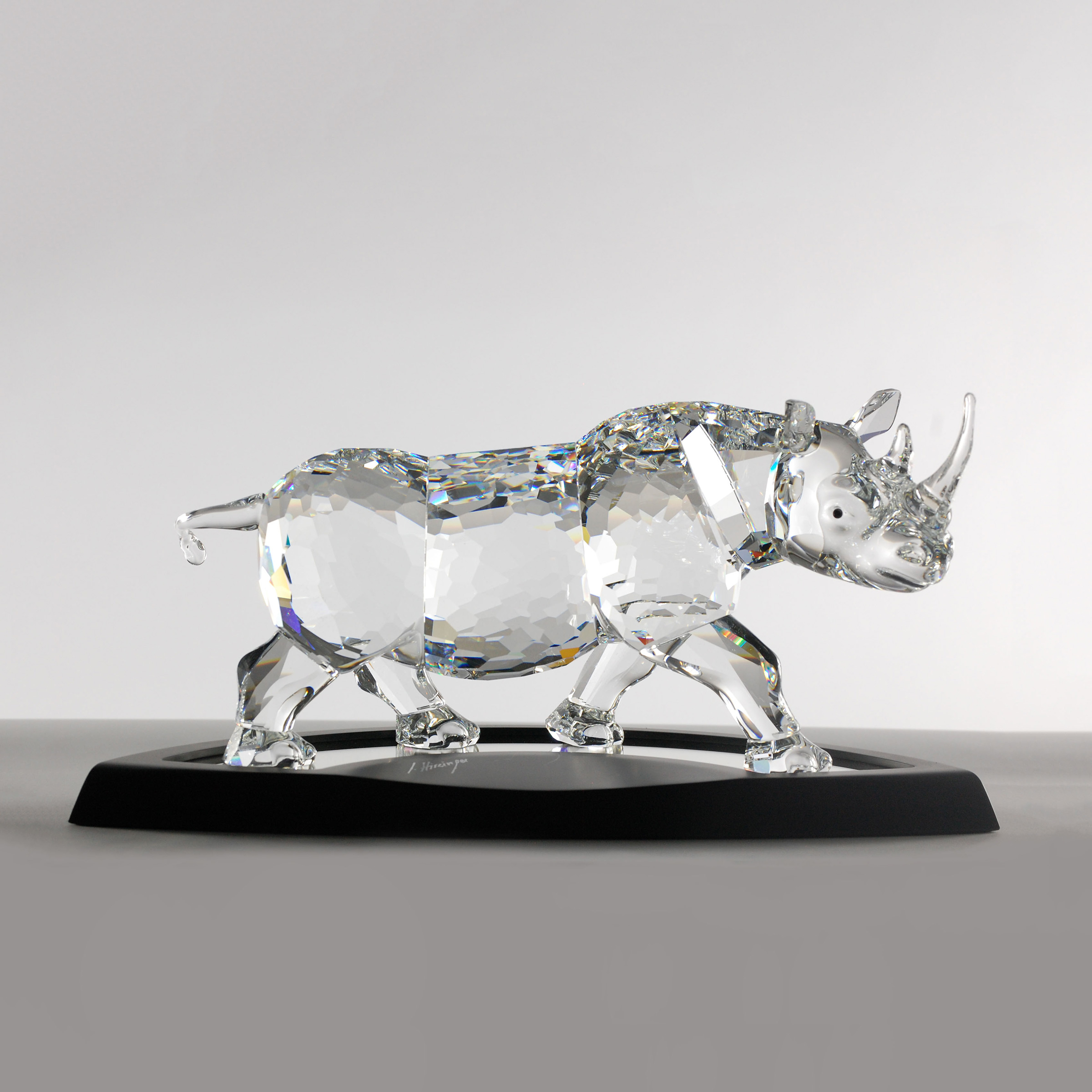 Swarovski Crystal Numbered Limited Edition Rhinoceros, 2008
