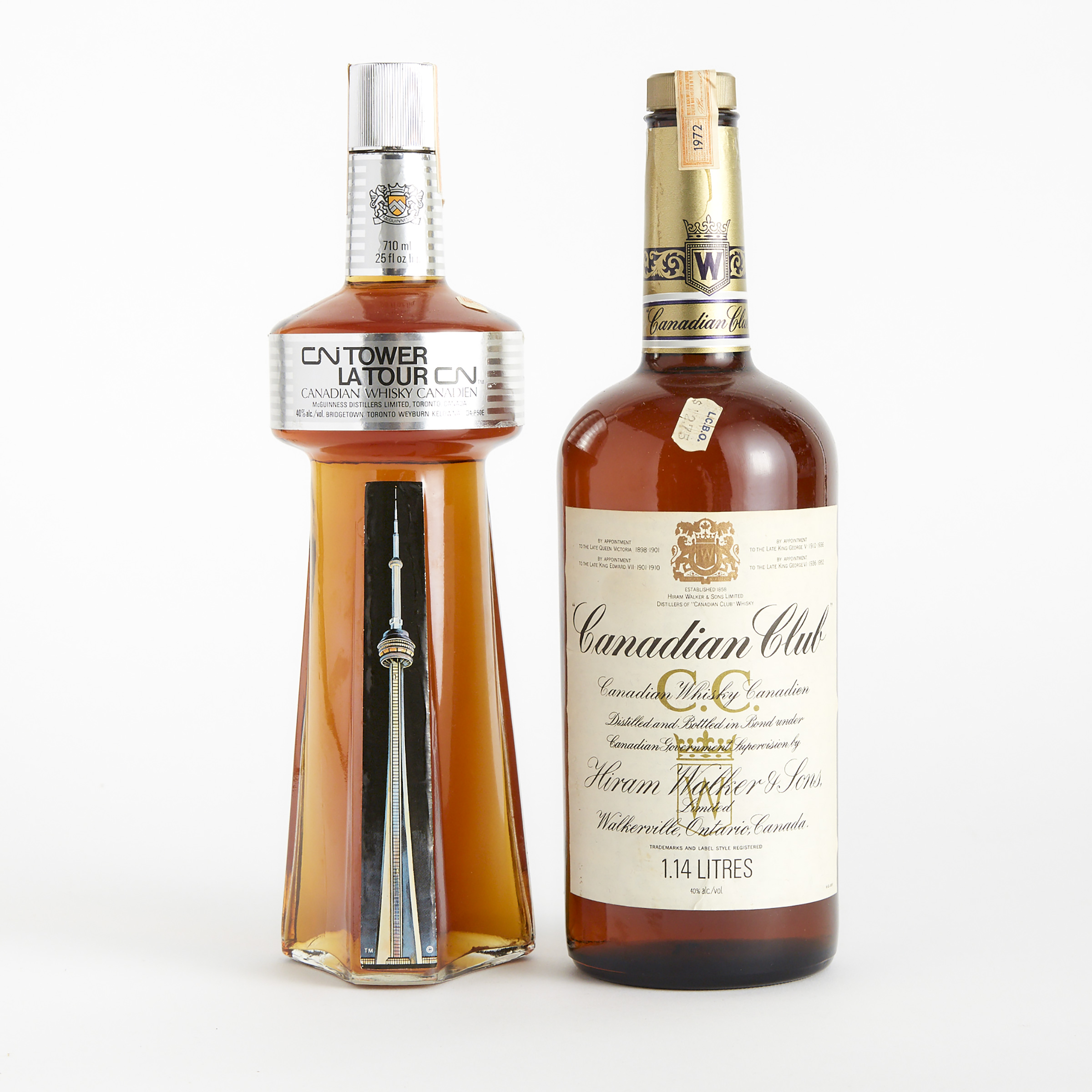 CANADIAN CLUB CANADIAN WHISKY NAS (ONE 1.14 L)
CN TOWER CANADIAN WHISKY NAS (ONE 25 OUNCES)