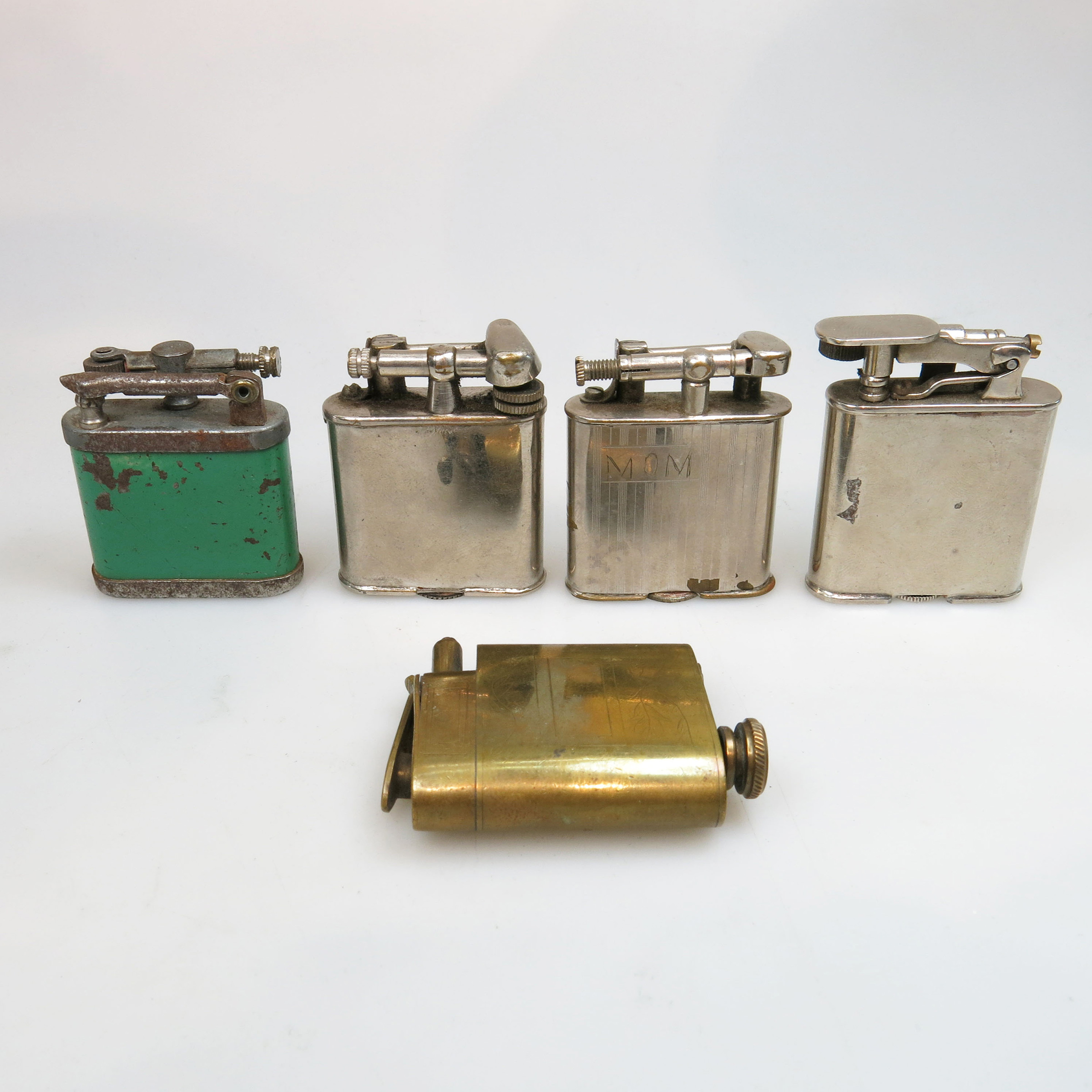 5 Various Vintage Lighters