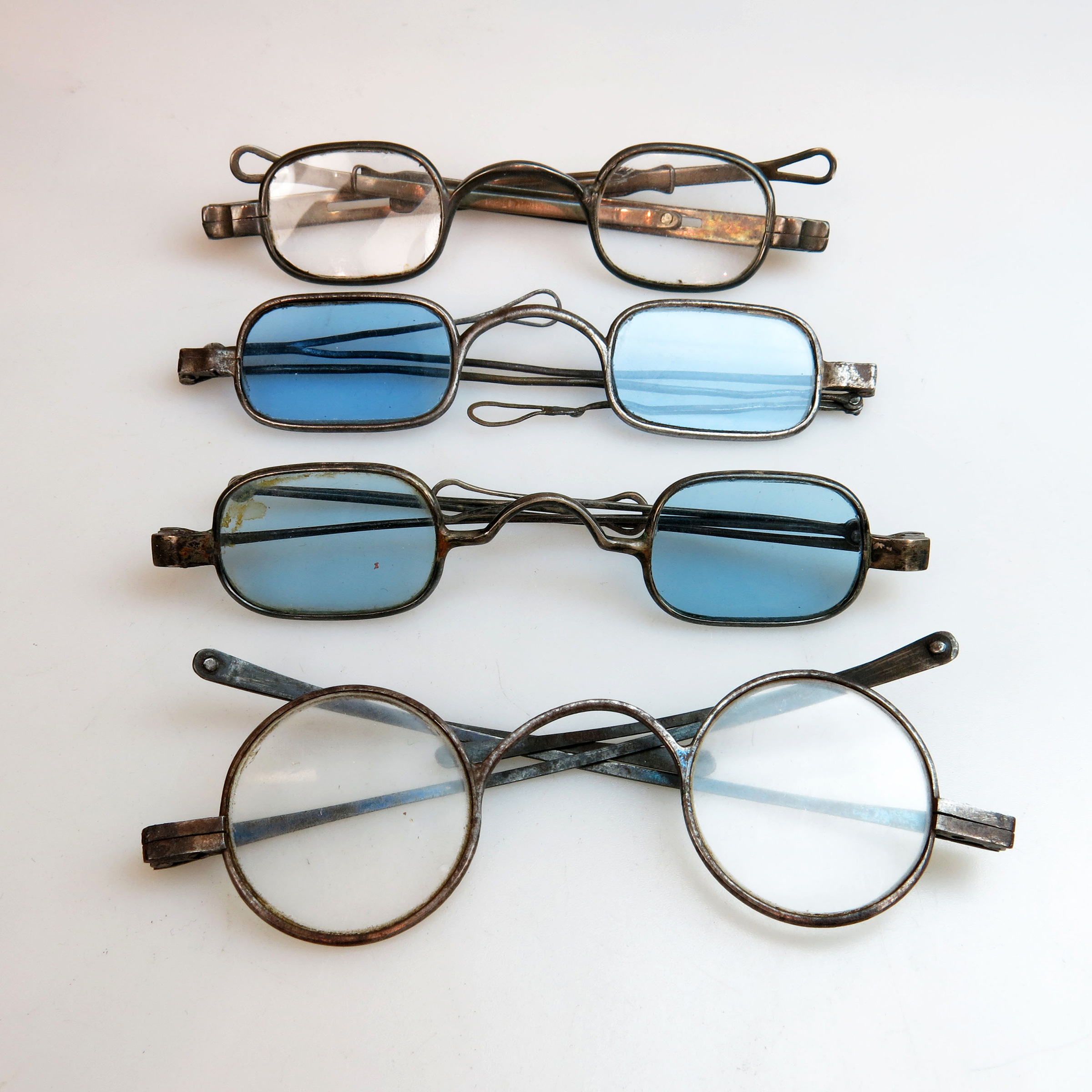 4 Pairs Of 19th Century Spectacles