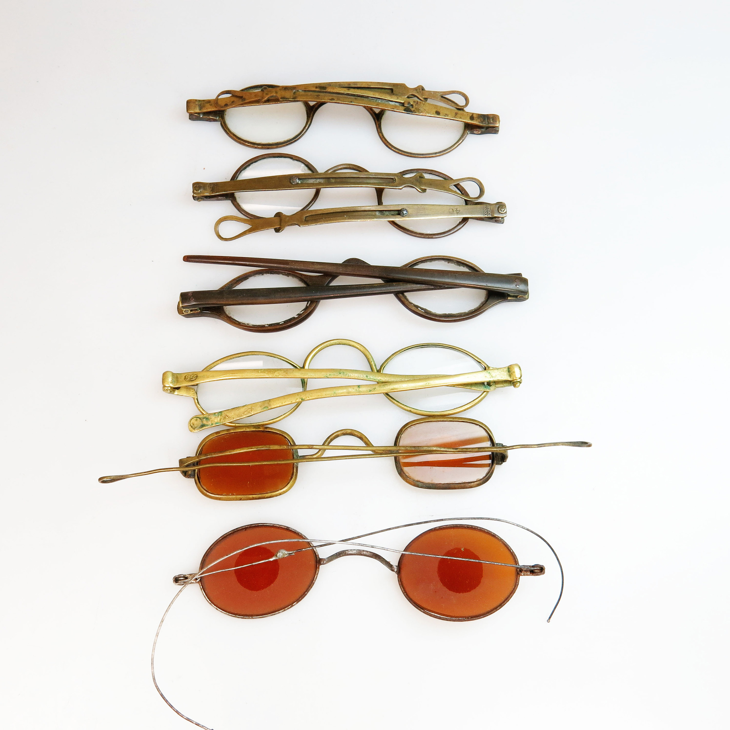 6 Pairs Of 18th & 19th Century Spectacles
