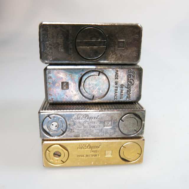 4 Various St. Dupont Lighters