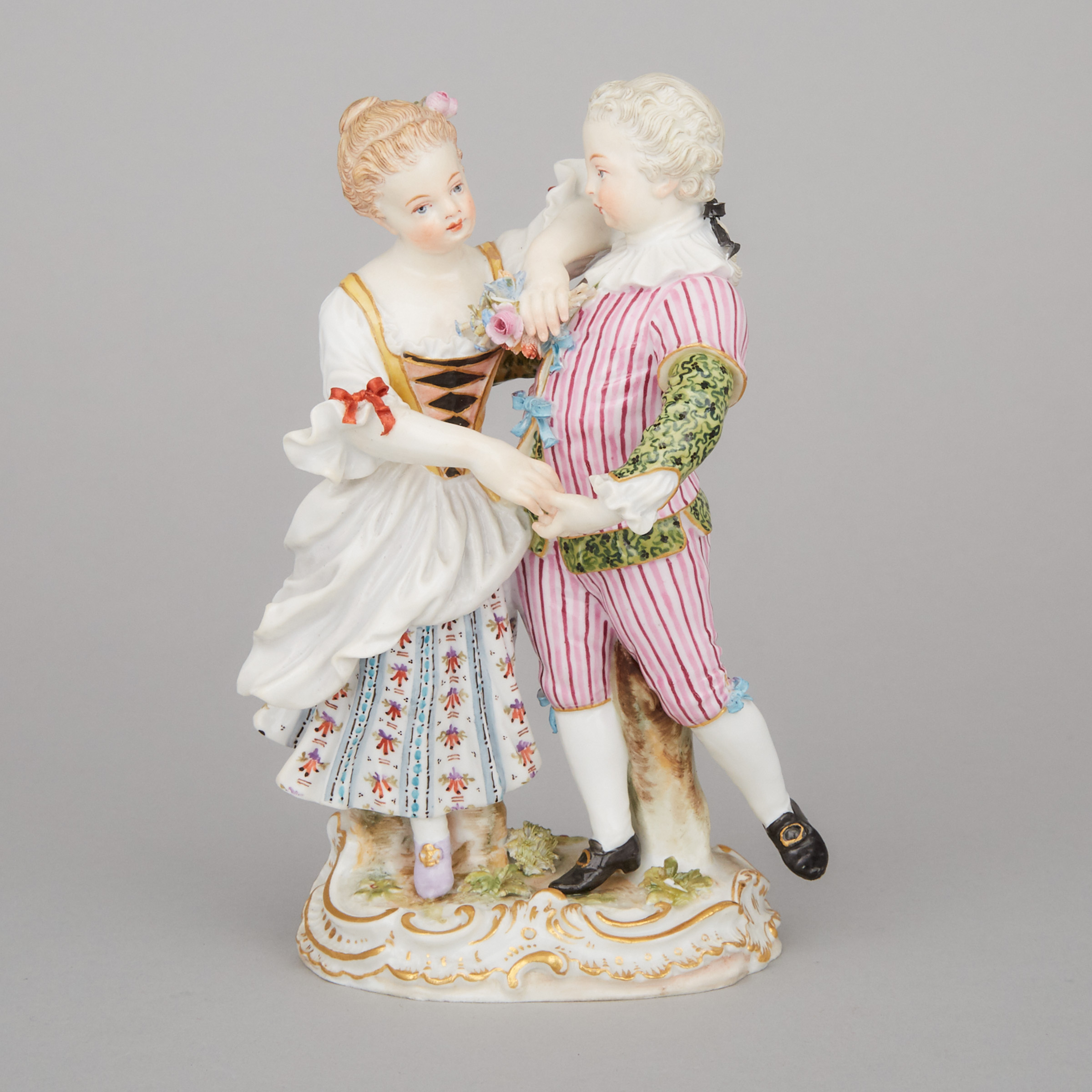 Meissen Group of Children, late 19th/early 20th century