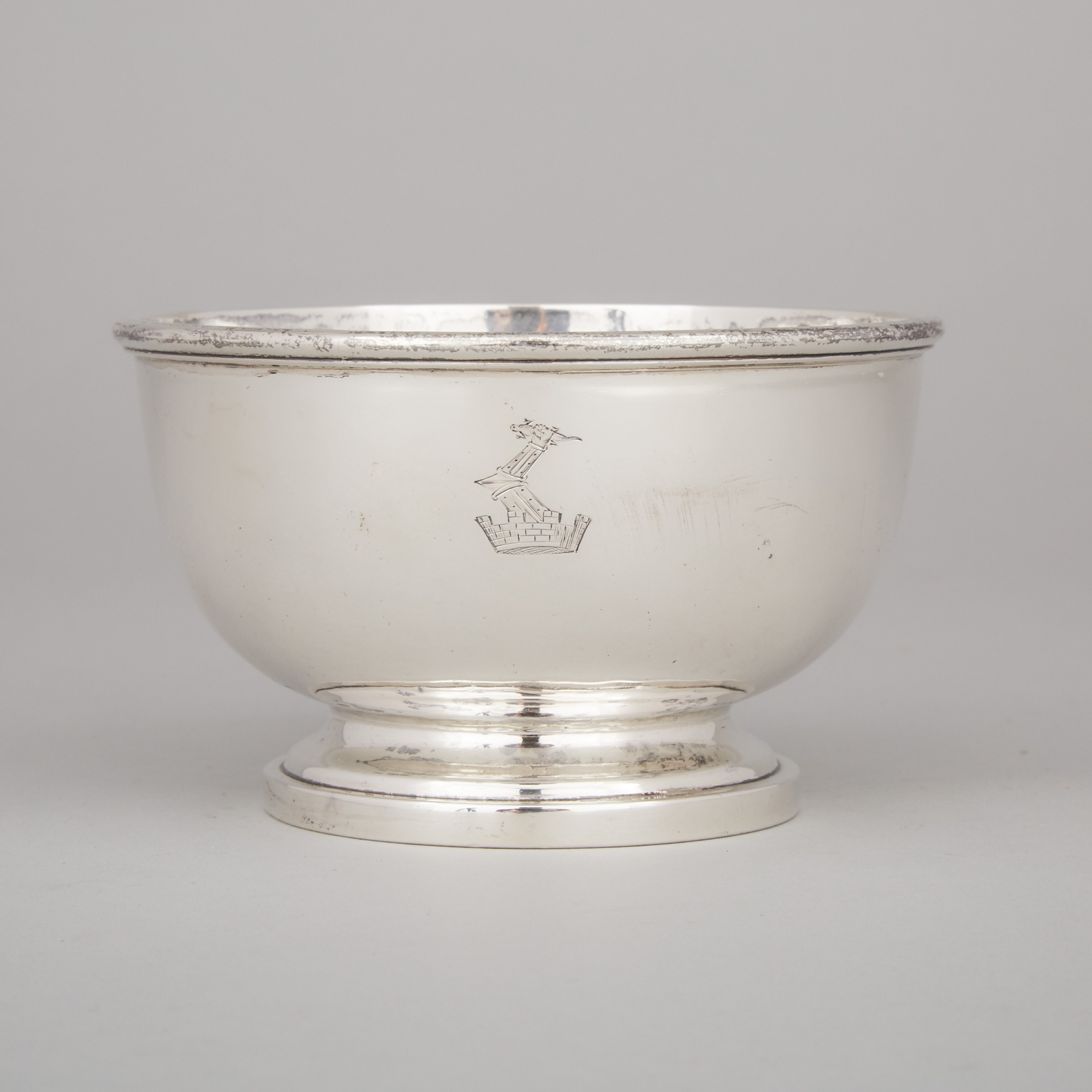 George III Provincial Silver Sugar Bowl, John Hampston & John Prince, York, 1791