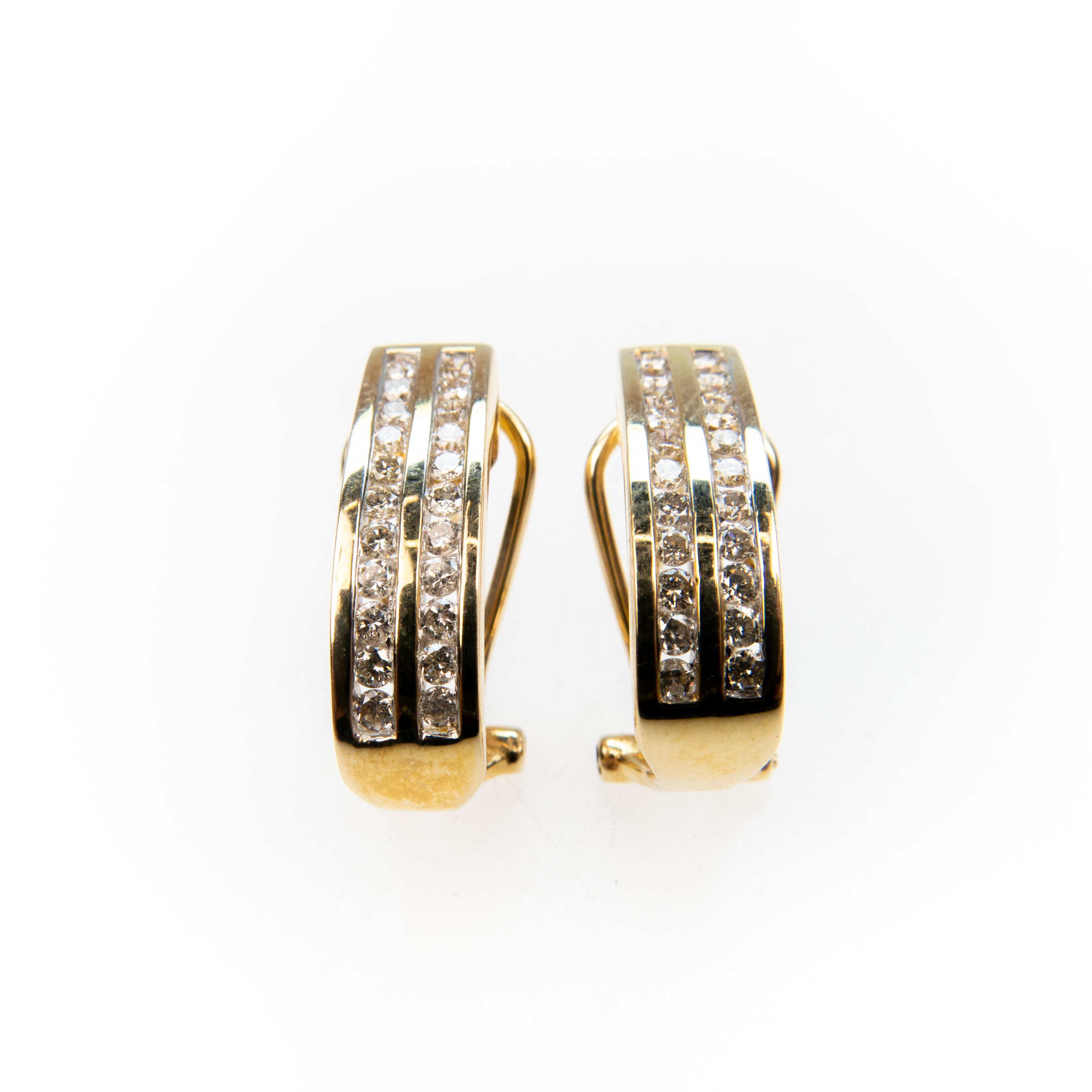 Pair Of 14K Yellow Gold Earrings