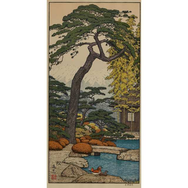 Tōshi Yoshida (1911-1995), Pine, Bamboo and Plum