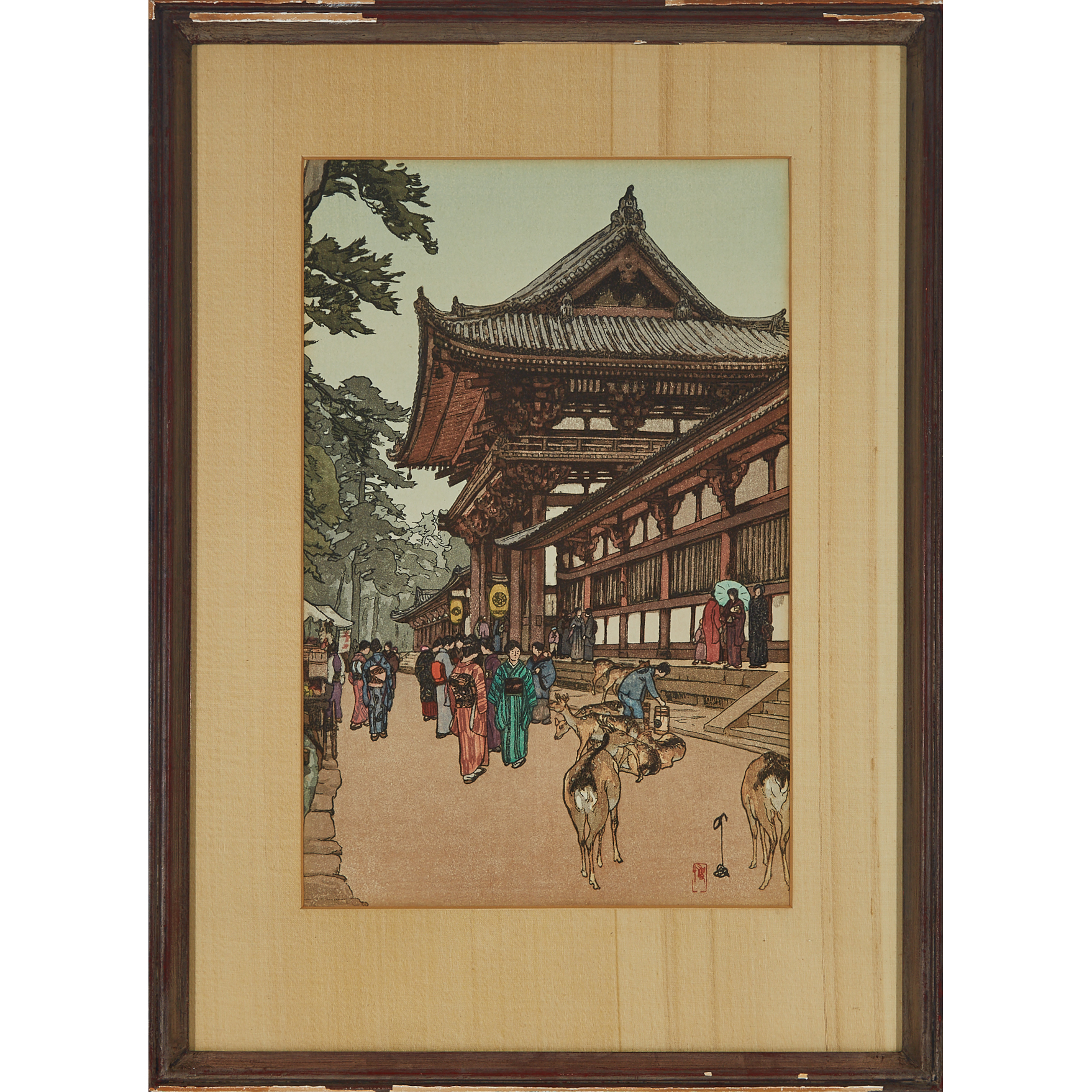 Hiroshi Yoshida (1876-1950), Daibutsu Temple Gate