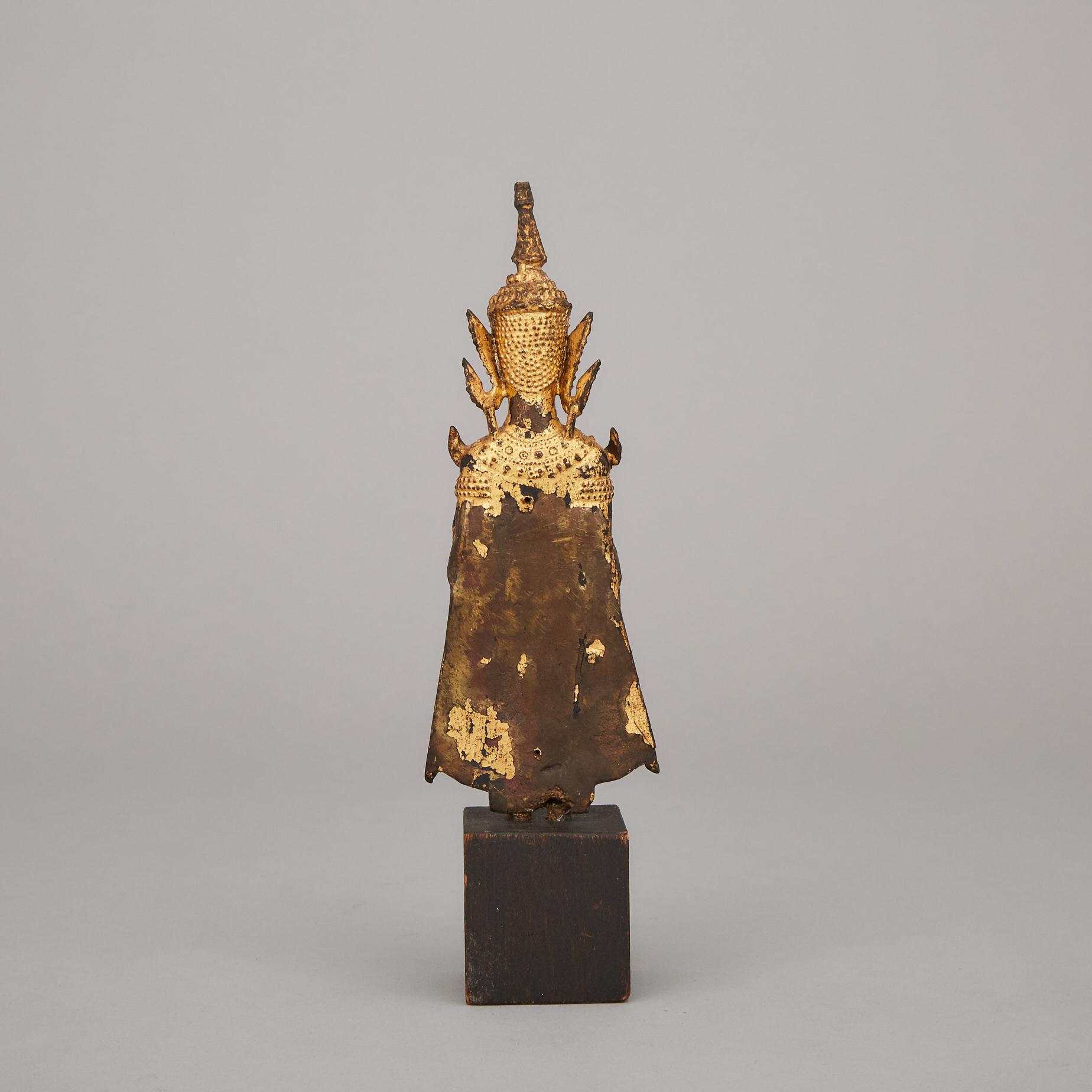 A Thai Rattanakosin-Style Gilt Bronze Standing Buddha