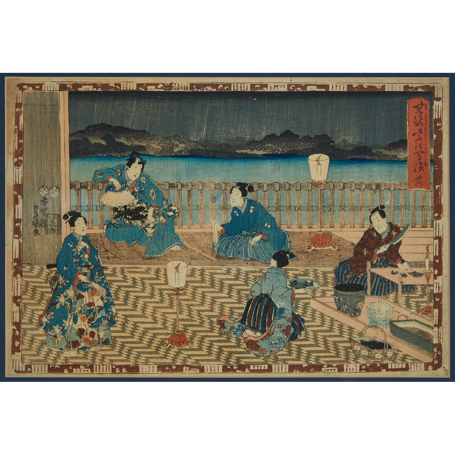 Utagawa Kunisada (Toyokuni III, 1786-1865), Three Woodblock Prints