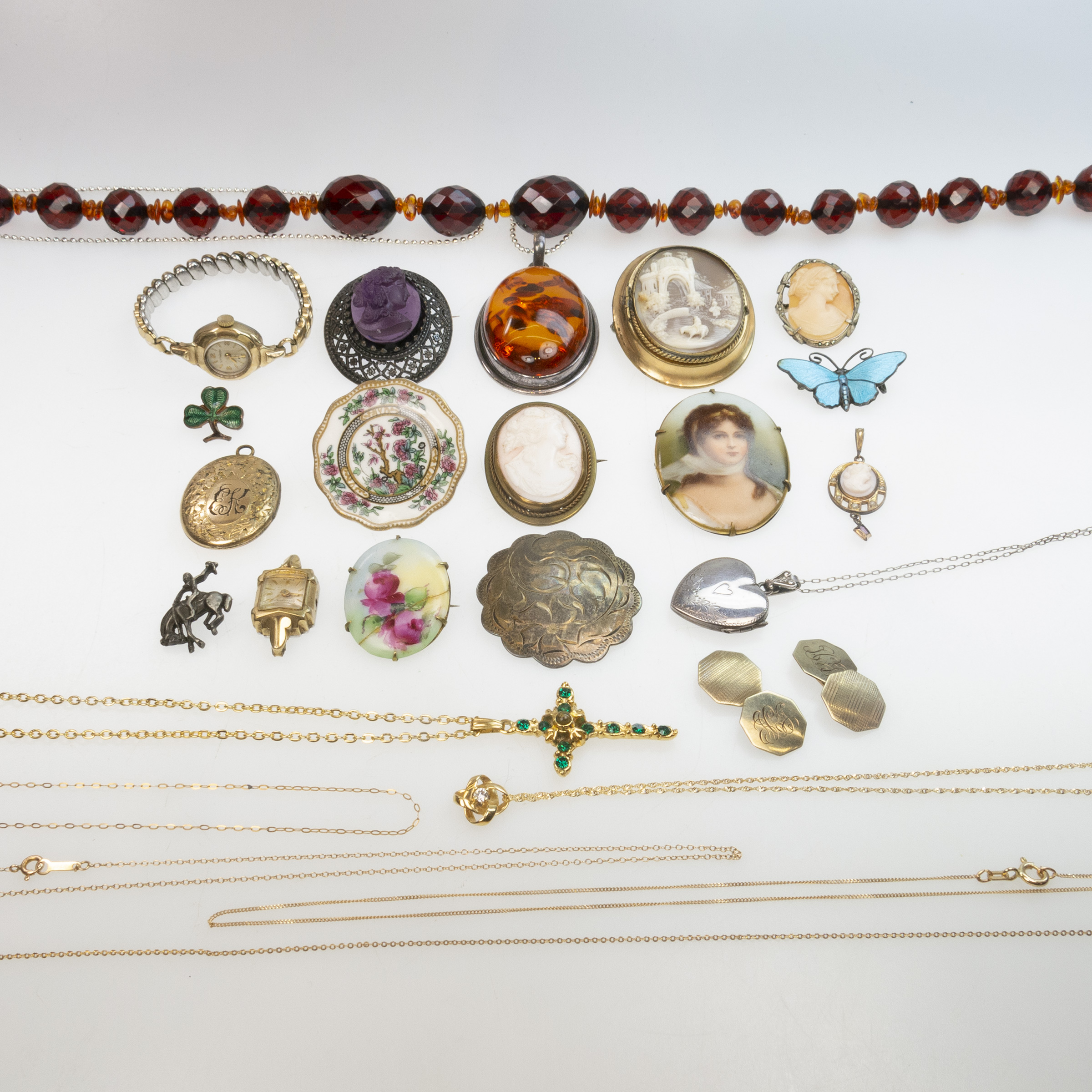 Small Quantity of Gold, Silver and Costume Jewellery