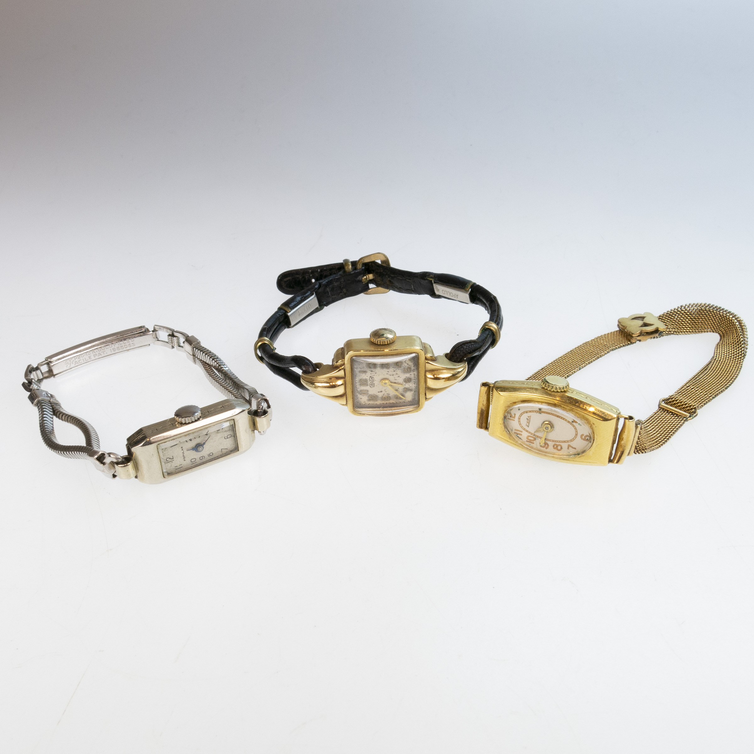 3 Various Lady's Wristwatches