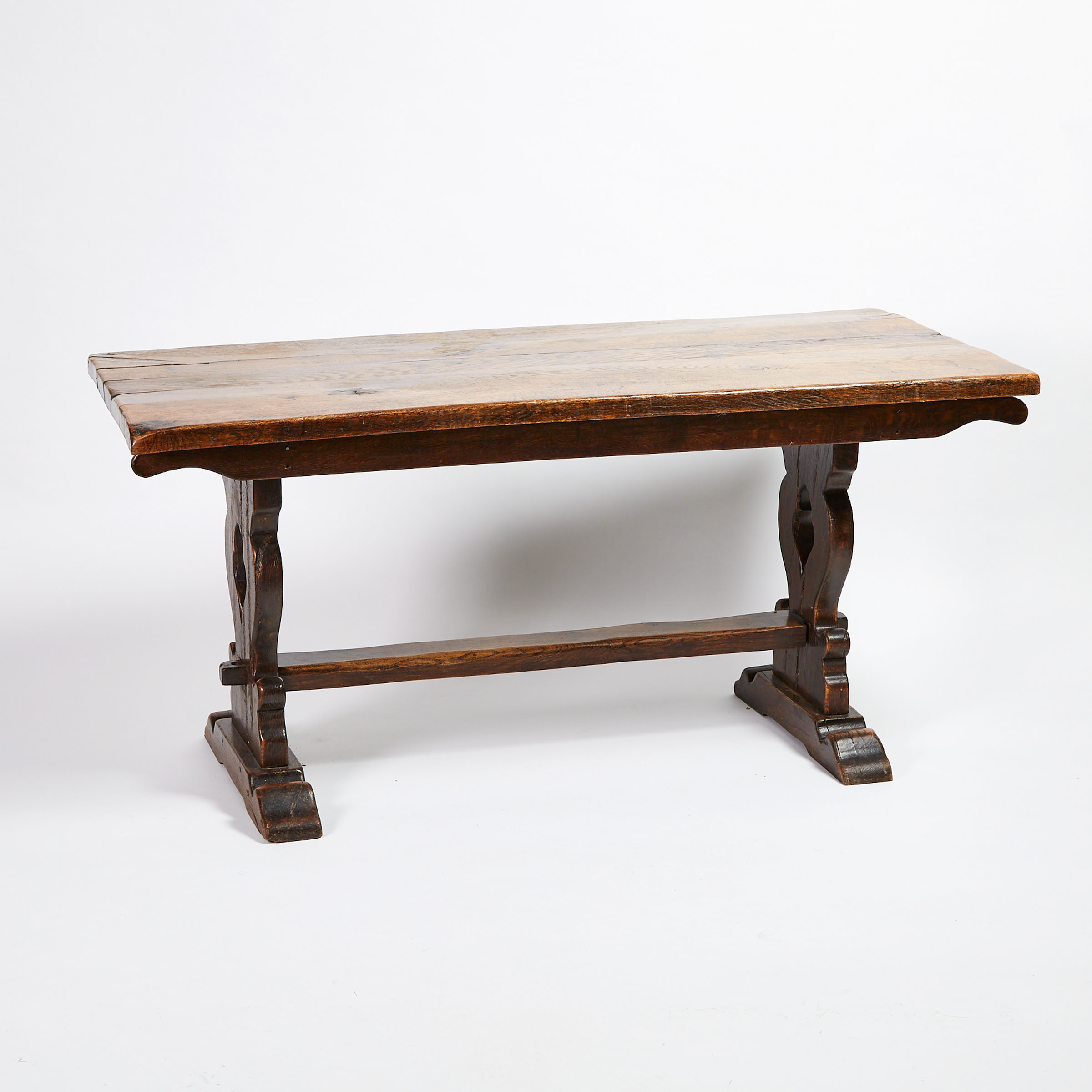 French Oak Refectory Table, 19th century