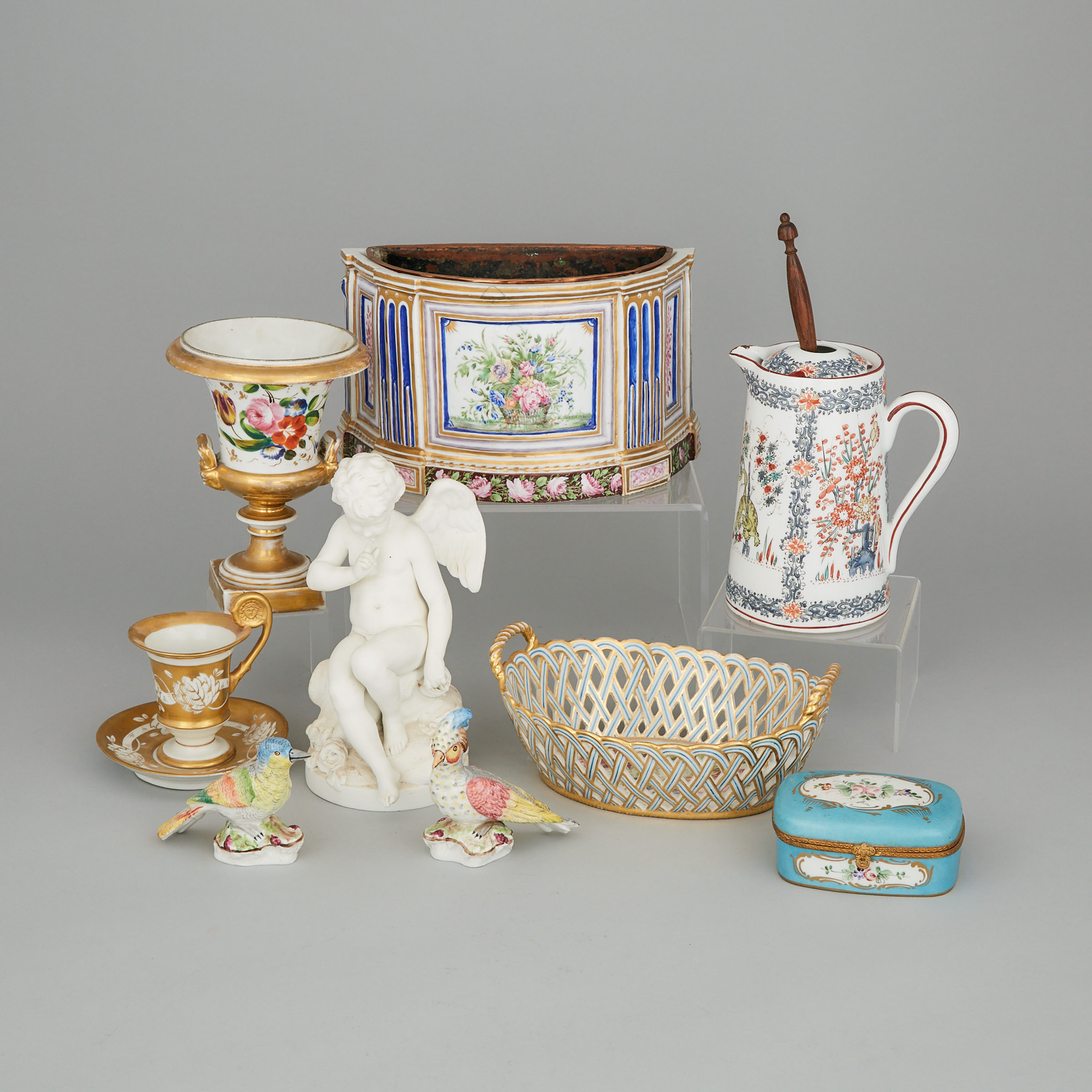 Group of French Porcelain, 19th/20th century