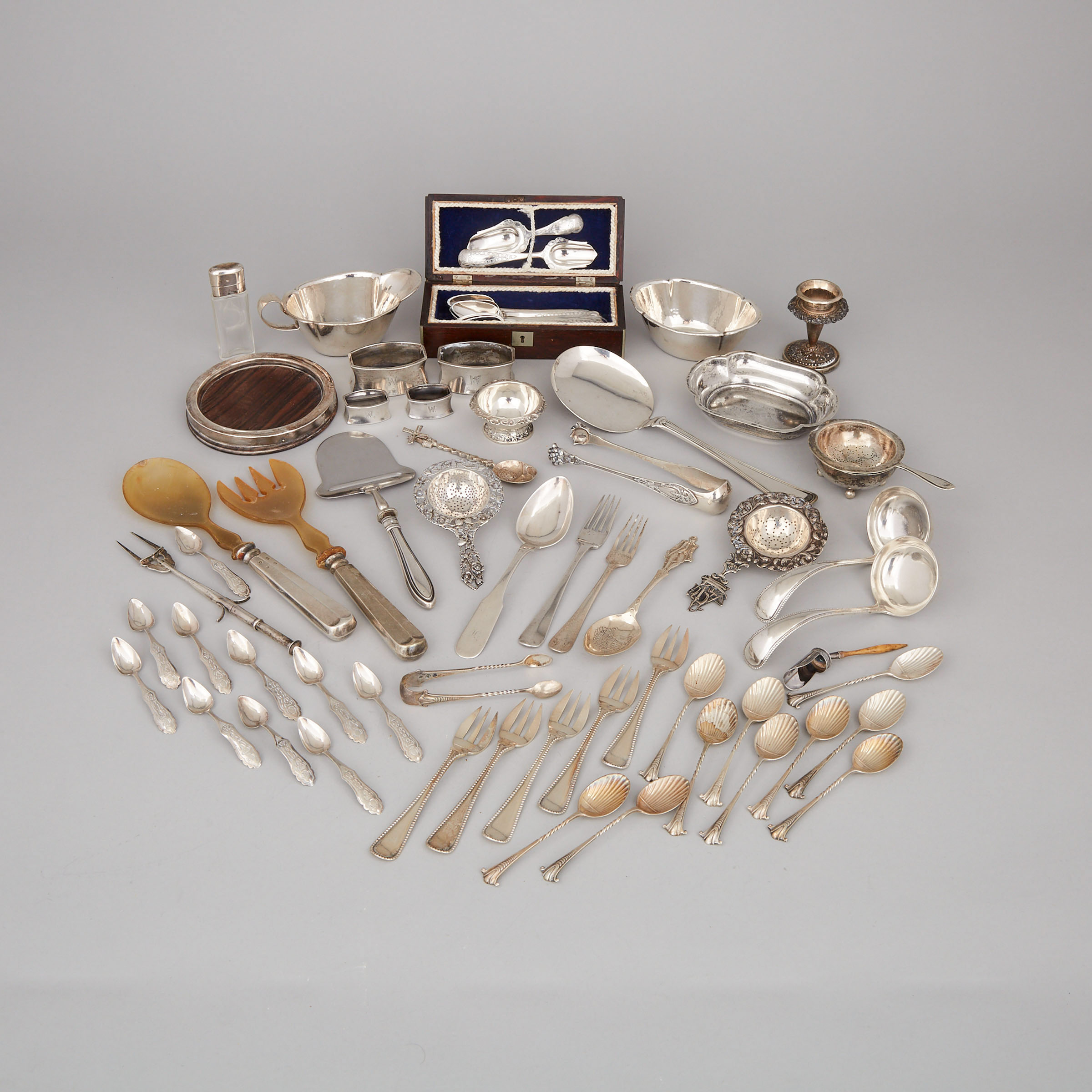 Group of Mainly Dutch and Other Continental Silver, 19th/20th century