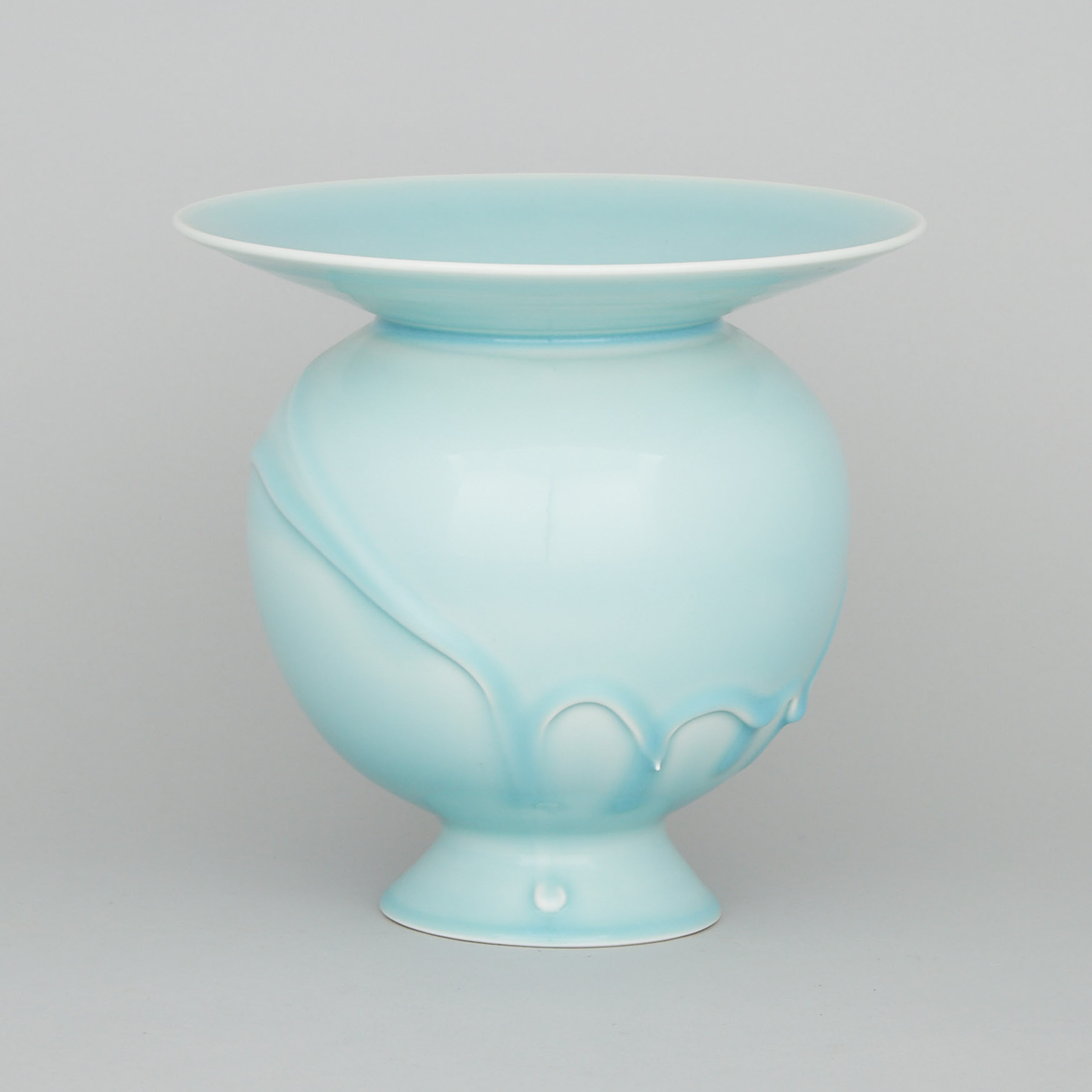 Bill Reddick (Canadian, b.1958), Pale Blue Glazed Vase, 2003