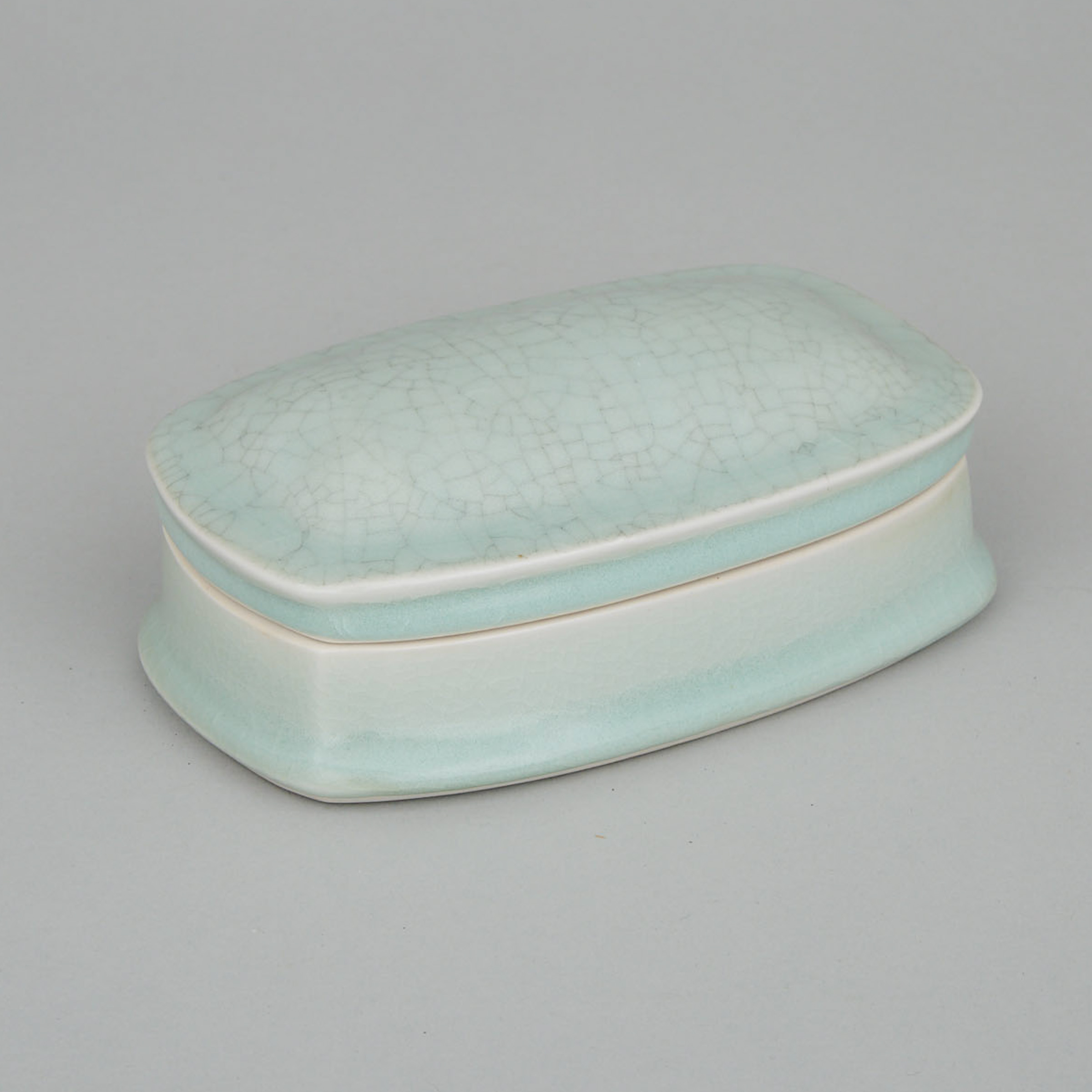Bruce Cochrane (Canadian, b.1953), Celadon Glazed Porcelain Box, c.1998