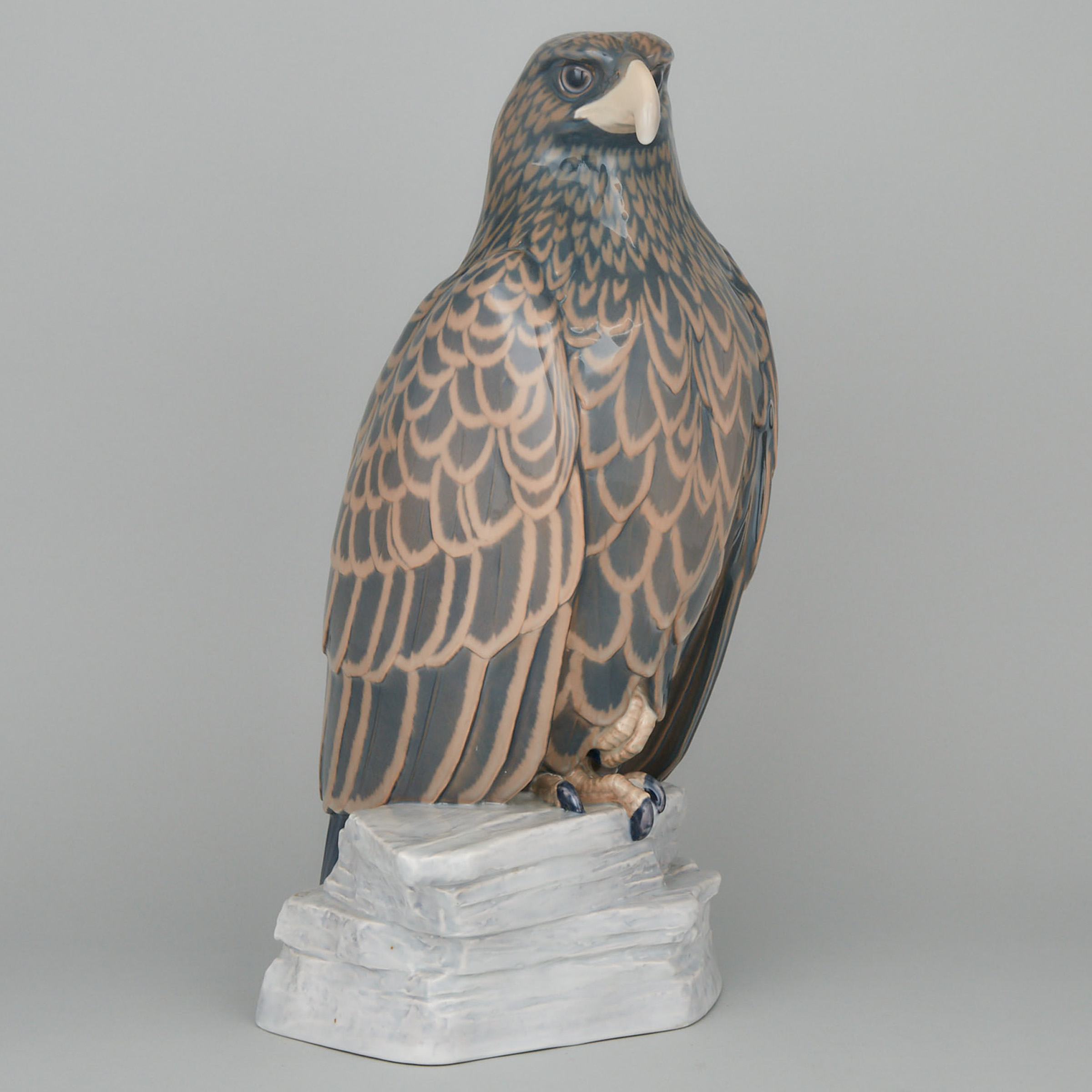 Bing & Grøndahl Large Model of an Eagle, Jens Peter Dahl-Jensen, 20th century