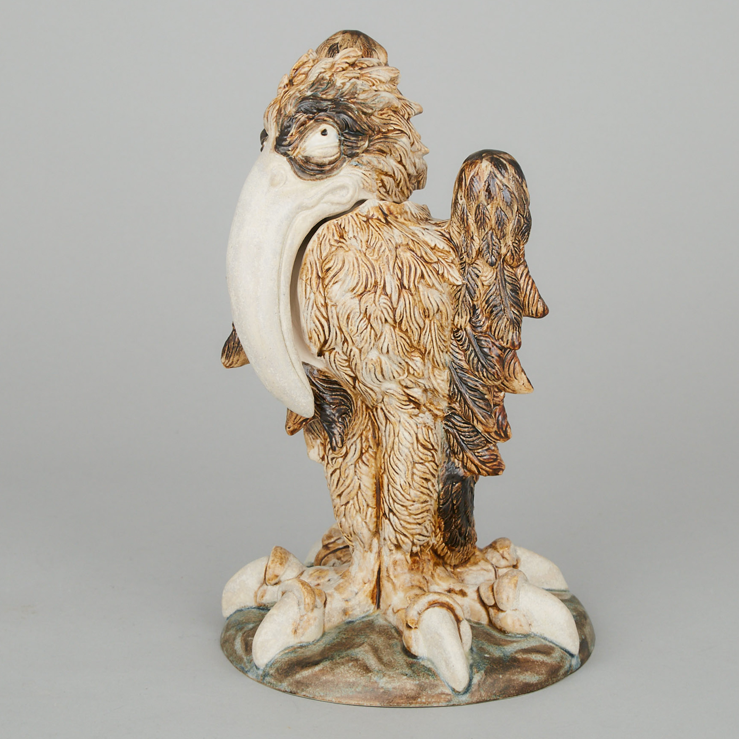 Cobridge Stoneware Model of a Grotesque Bird, c.2000
