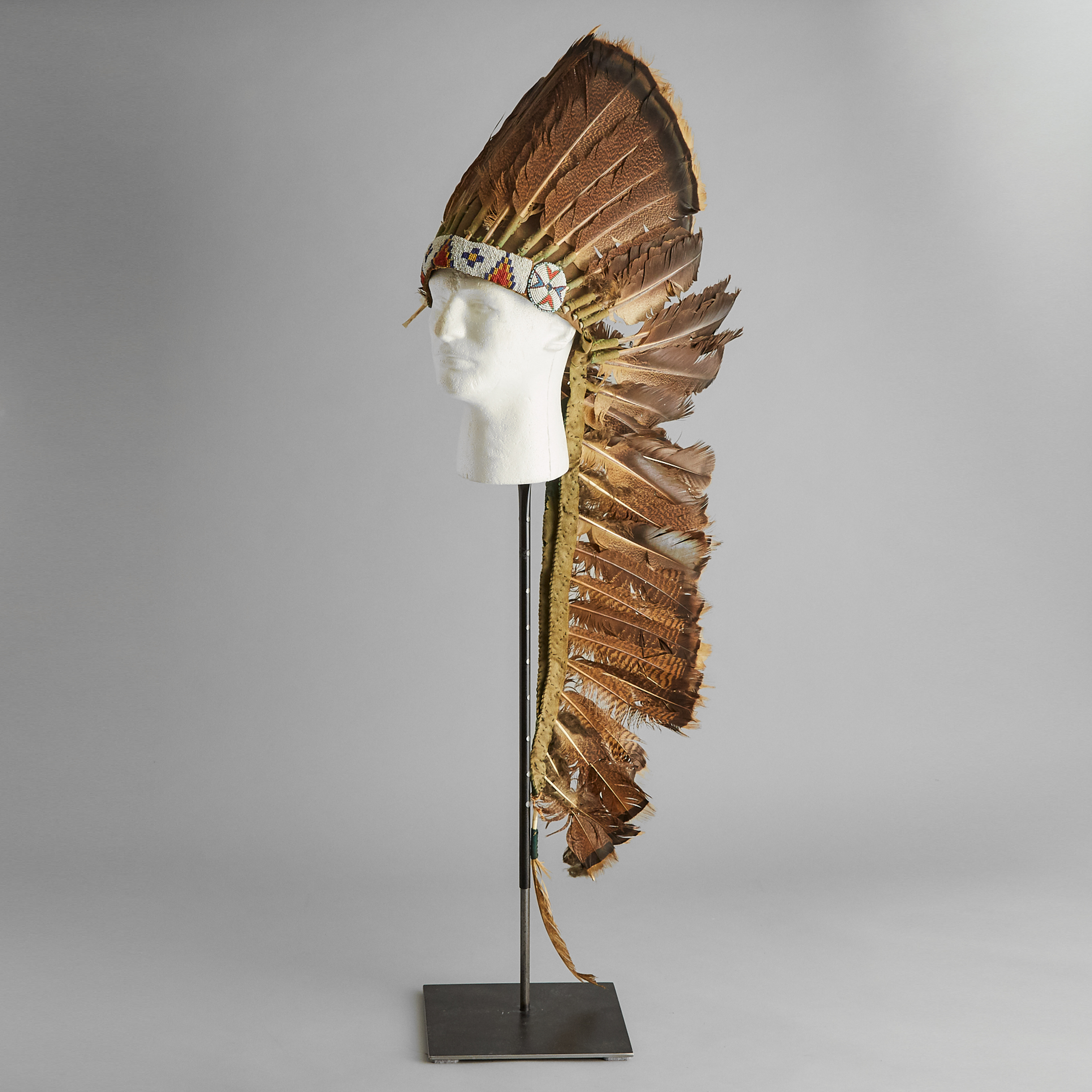 Plains Indian Headdress or Warbonnet, early 20th century
