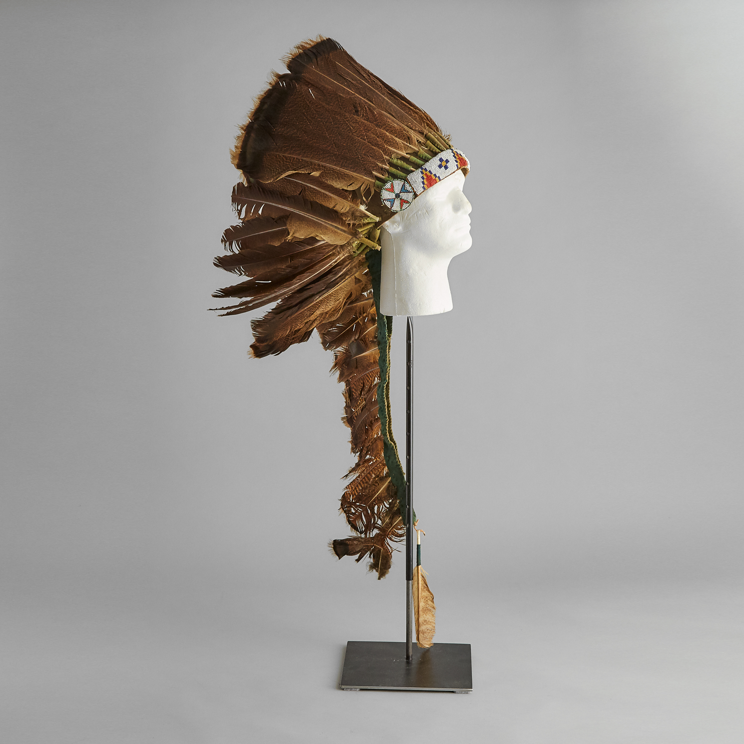 Plains Indian Headdress or Warbonnet, early 20th century