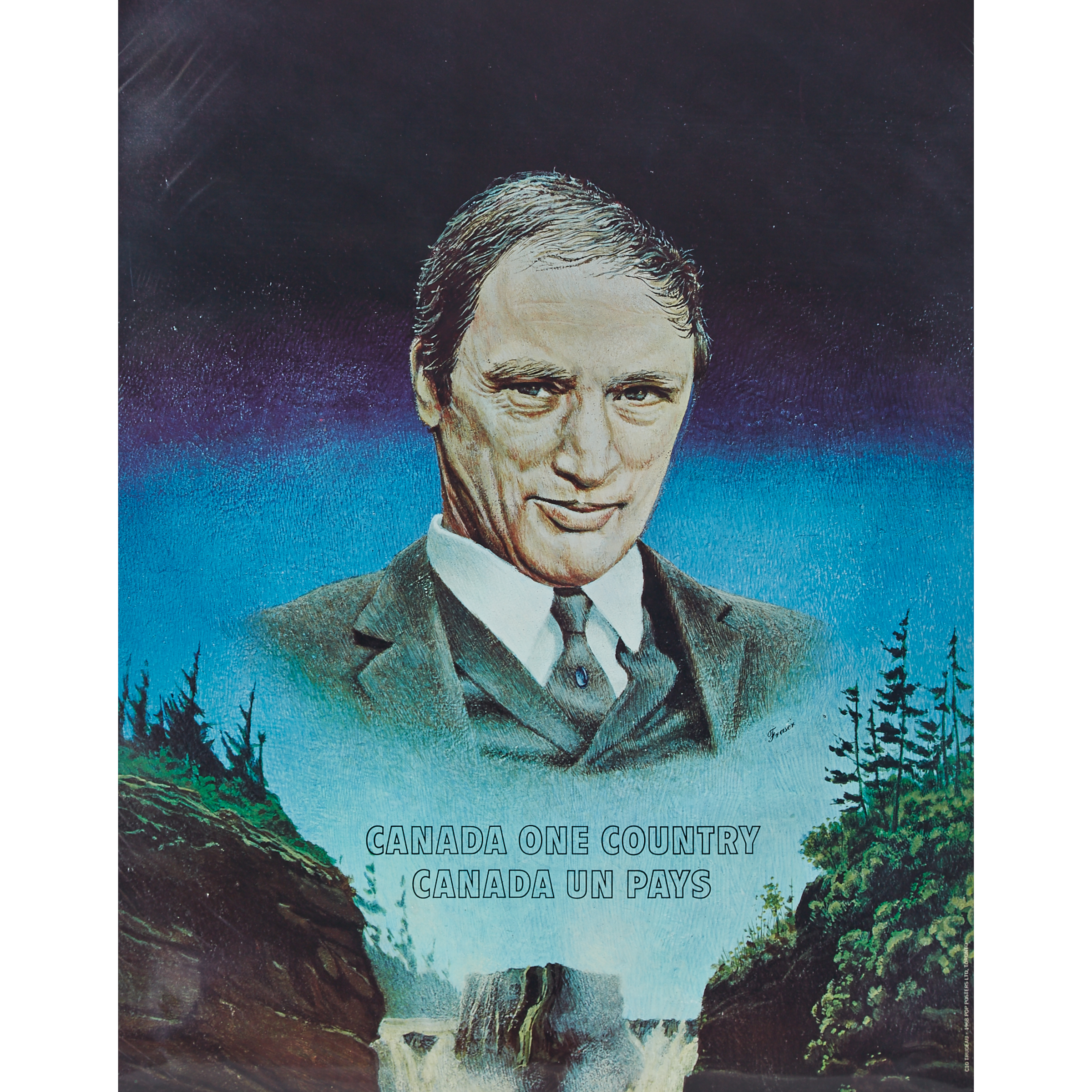 Pierre Elliott Trudeau Campaign Poster, 1968