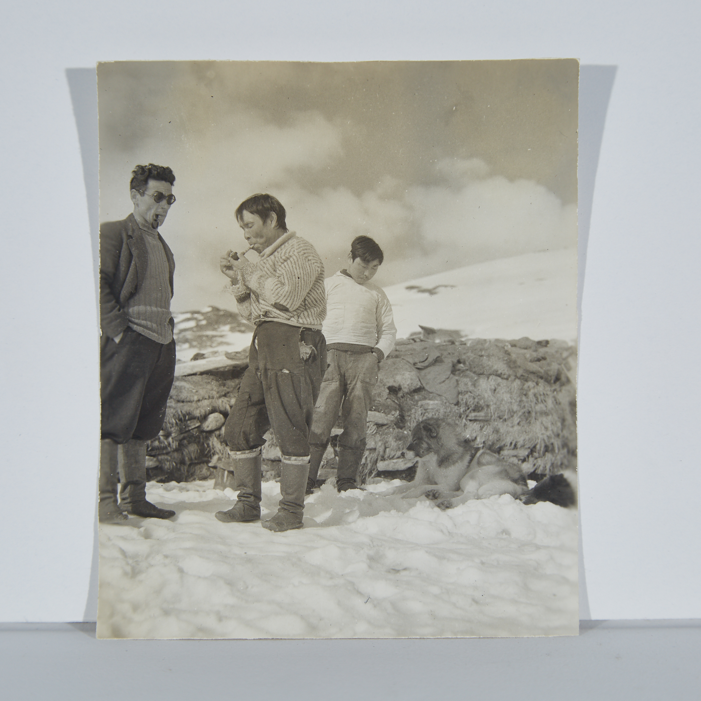 Eight WWII Era Photographs of Inuit Canadians, mid 20th century