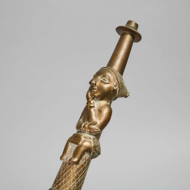 African Decorative Pipe, possibly Benin
