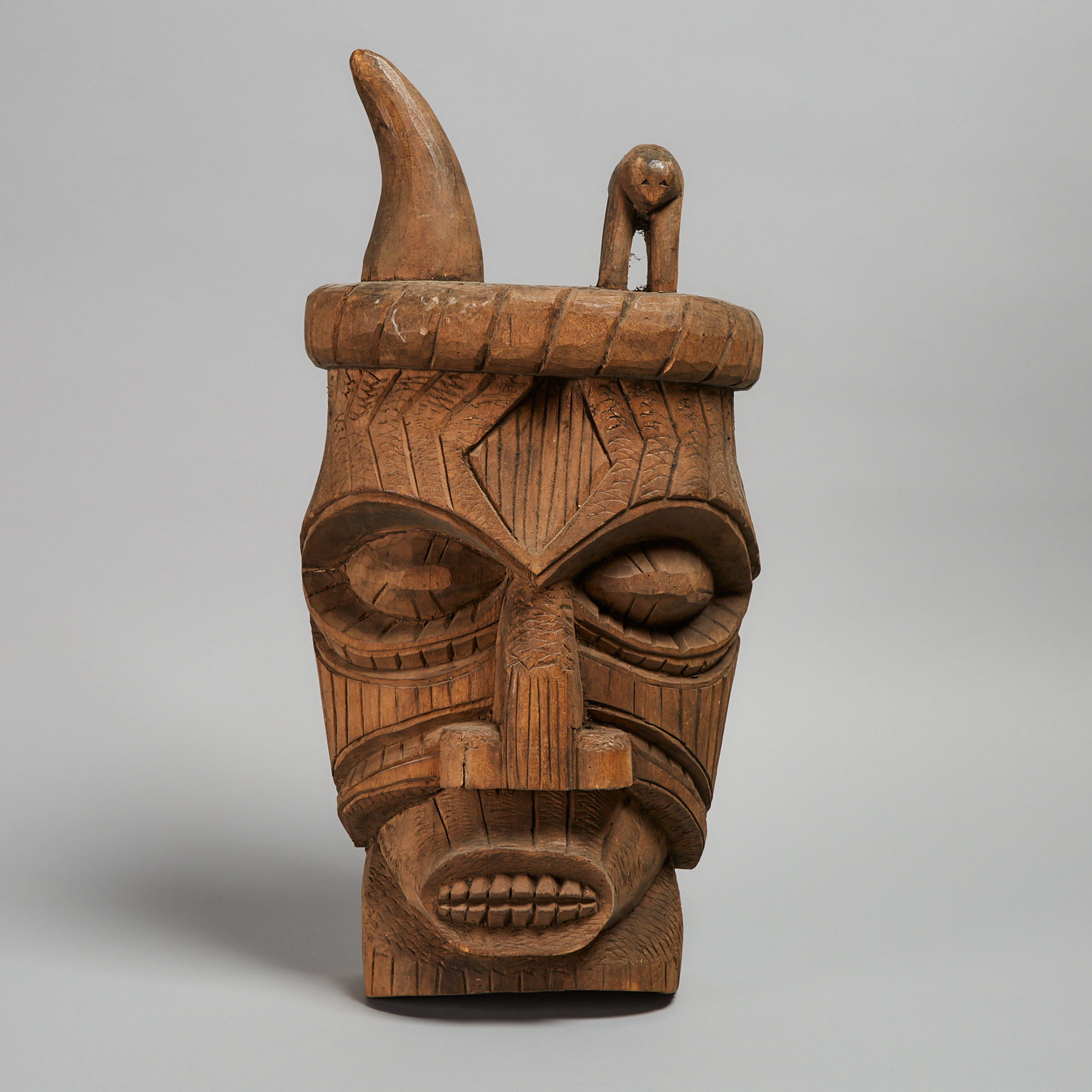 West African Carved Wood Mask