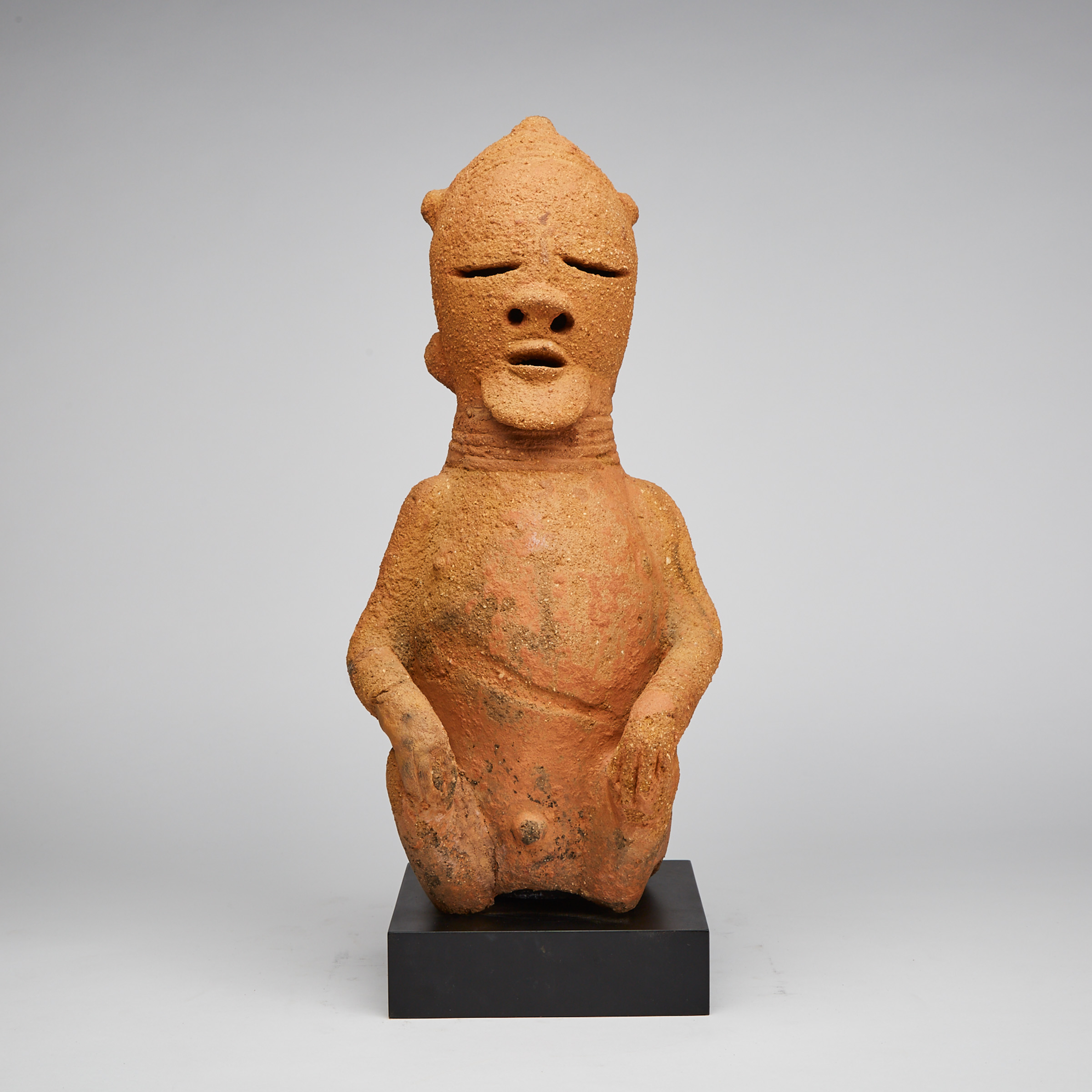Terra Cotta Seated Figure, possibly Katsina or Sokoto, Nigeria, West Africa