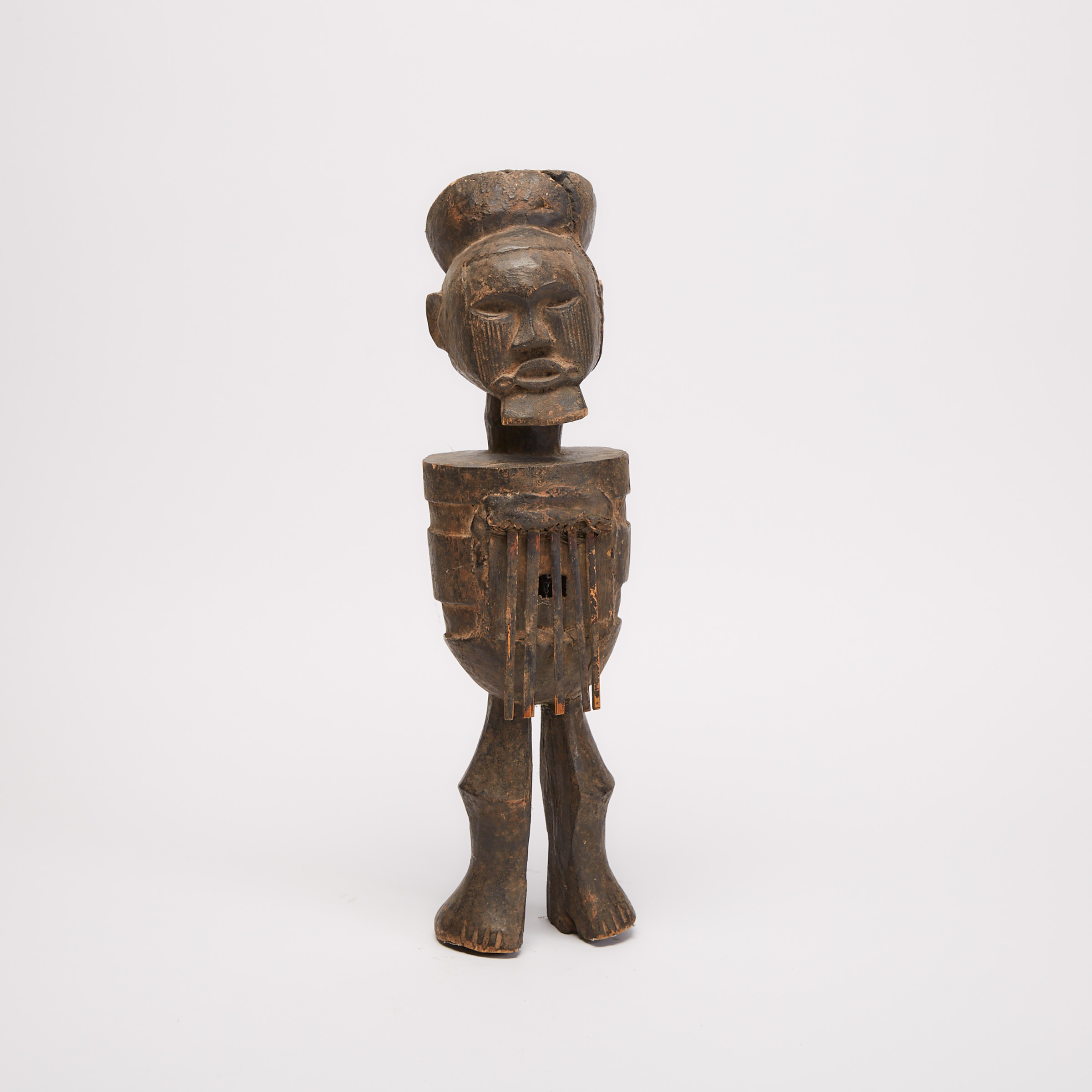 Teke Figural Mbira (finger piano), Democratic Republic of Congo, Central Africa