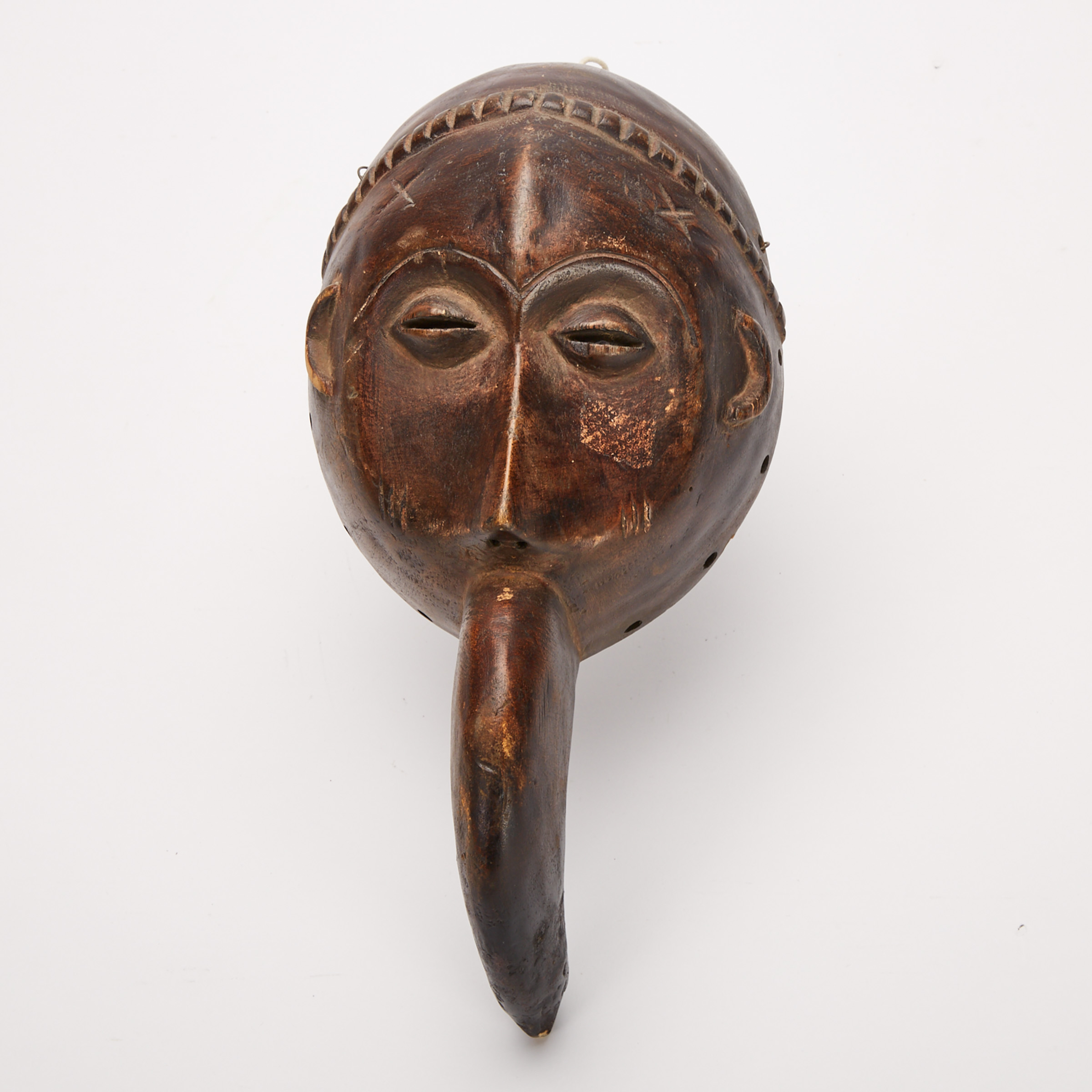 Anthropo-zoomorphic Mask, possibly Dan or Baule, West Africa