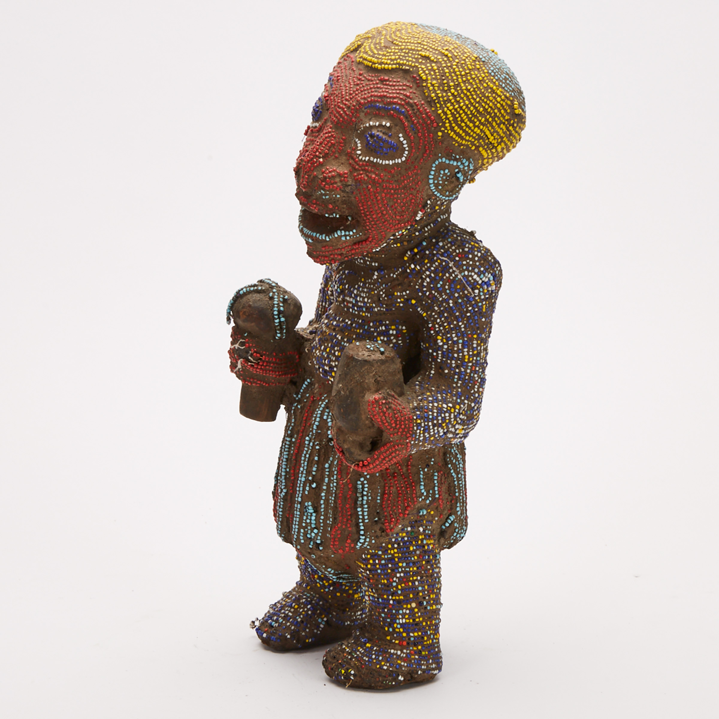 Bamileke Beaded Figure, Cameroon, Central Africa