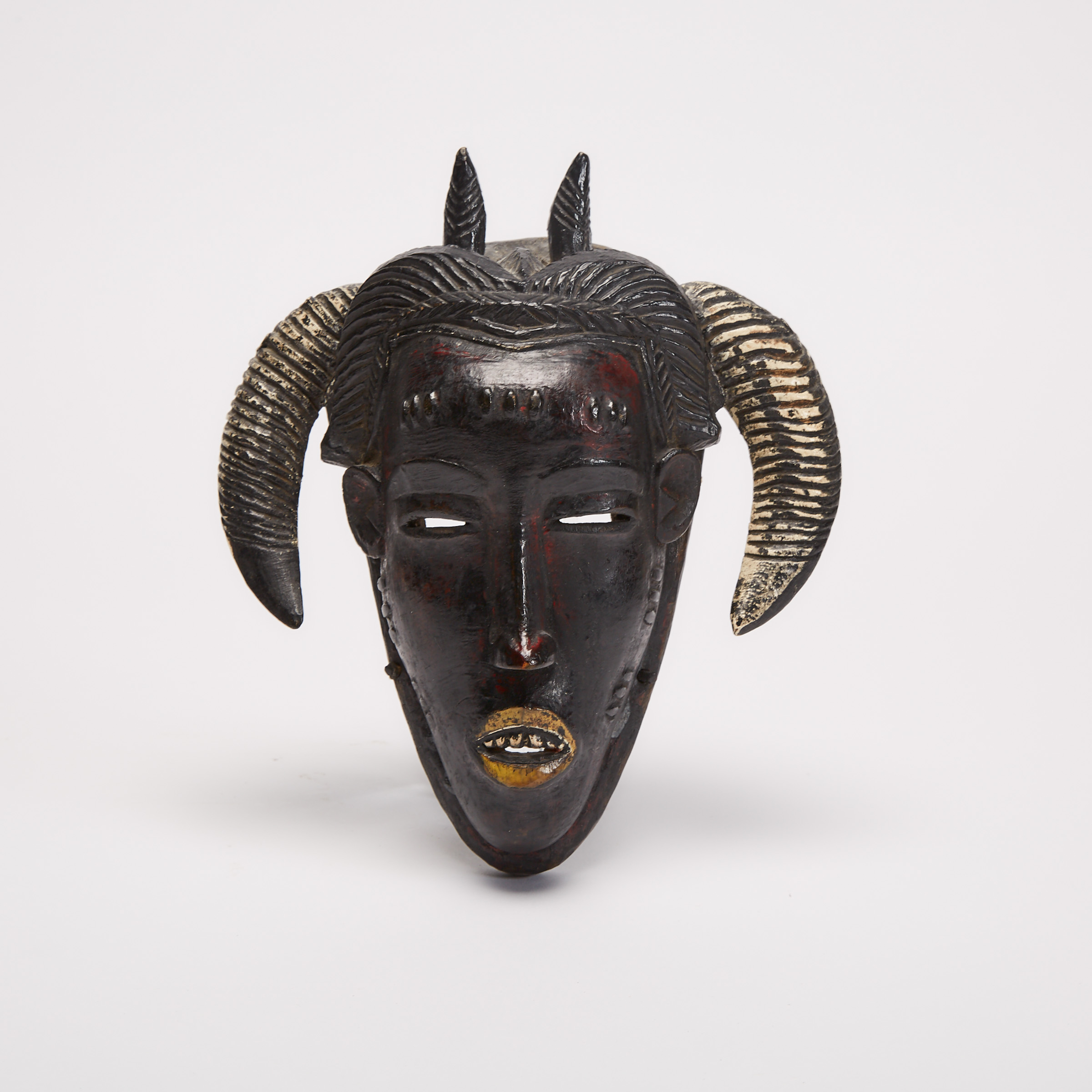 Baule Anthropo-zoomorphic Mask, Ivory Coast, West Africa