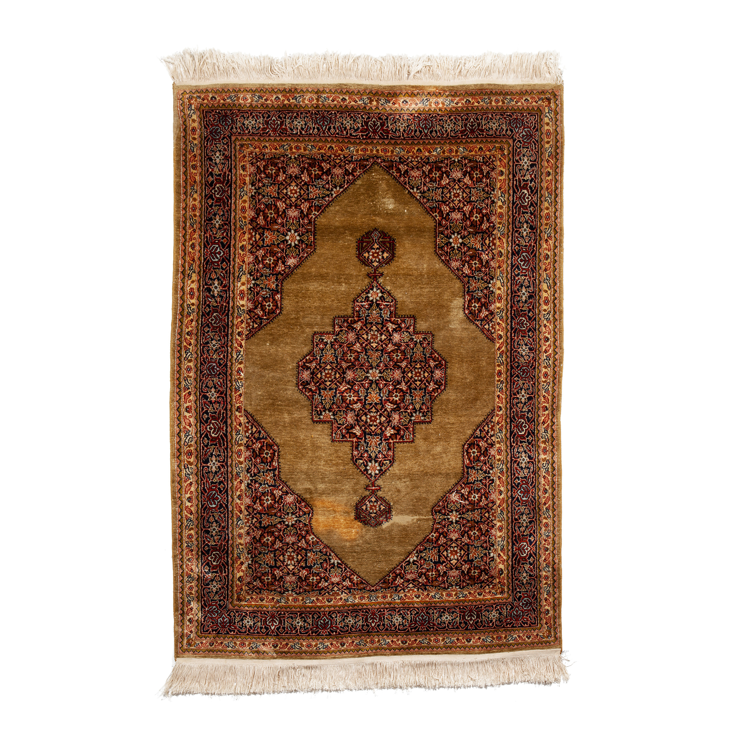 Indian Silk Rug, late 20th century