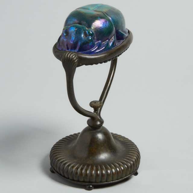 Tiffany Studios Scarab Desk Lamp, early 20th century