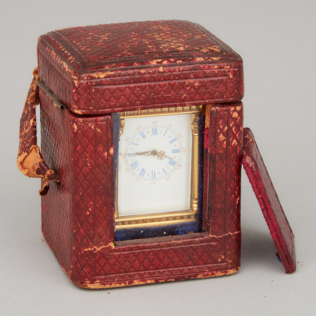 French Miniature Carriage Clock, c.1890
