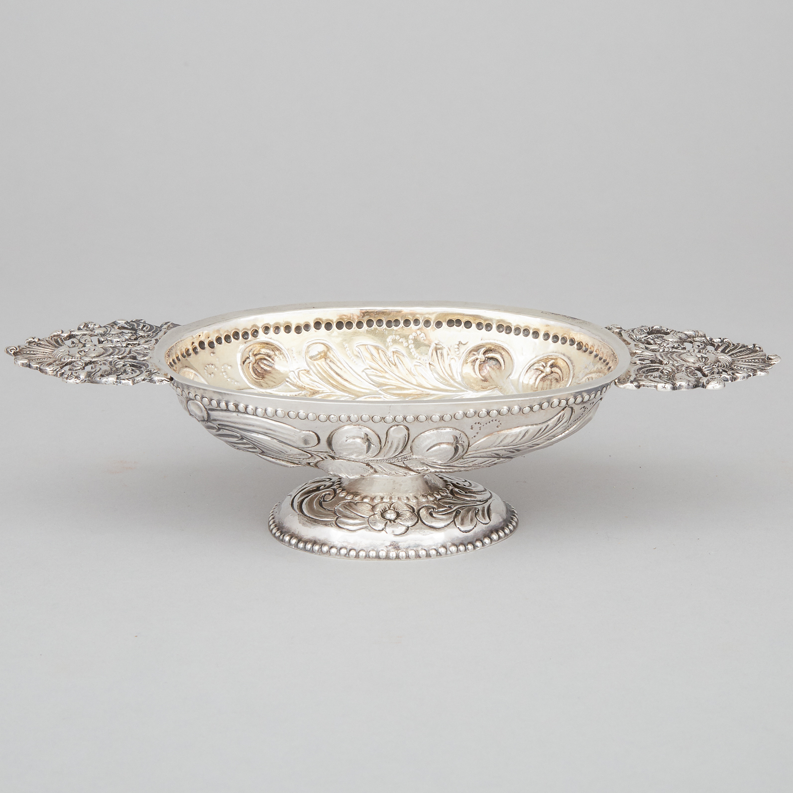 Victorian Silver 'Dutch' Brandy Bowl, Daniel & Charles Houle, London, 1883