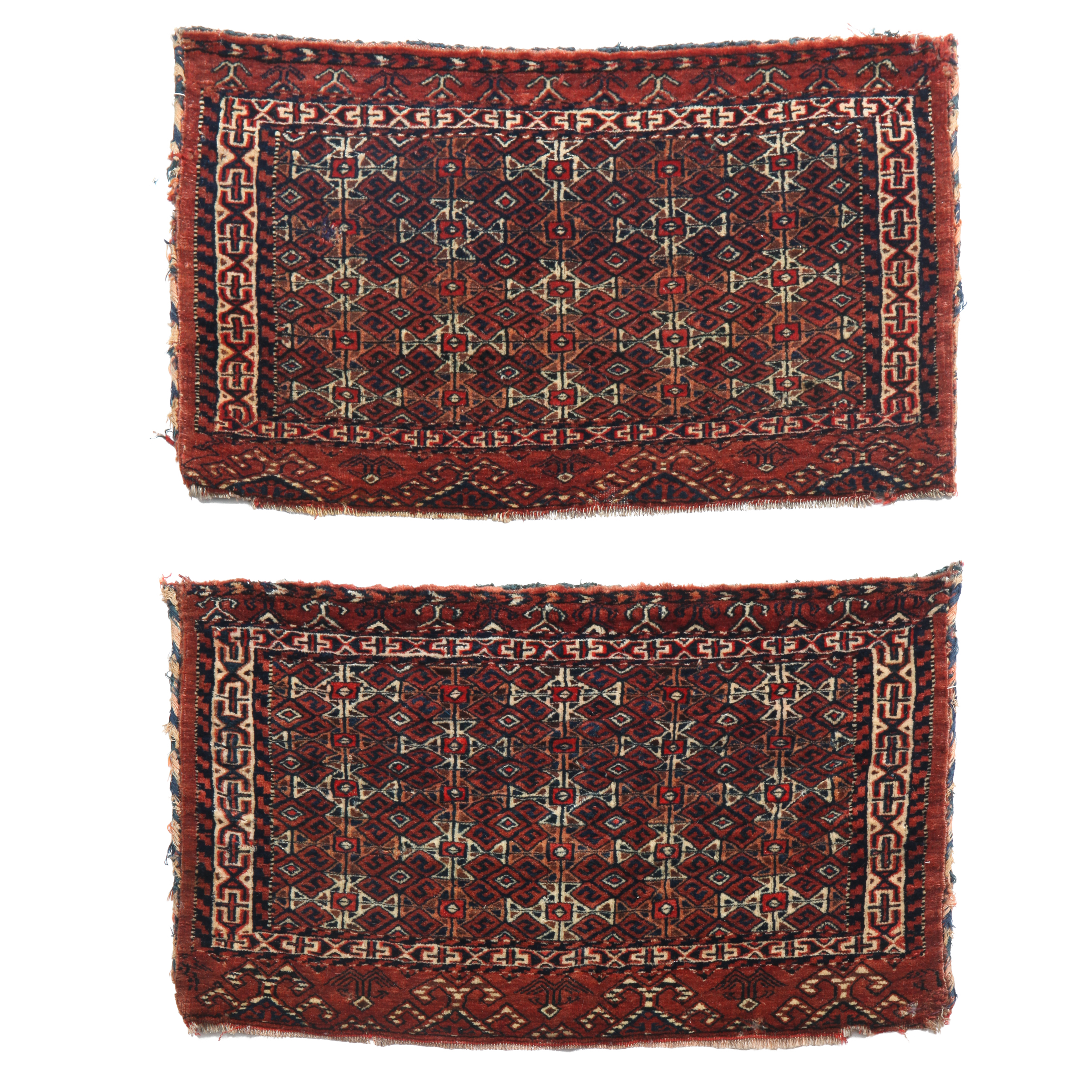 Pair of Tekke Chuvals, Central Asia, c.1900