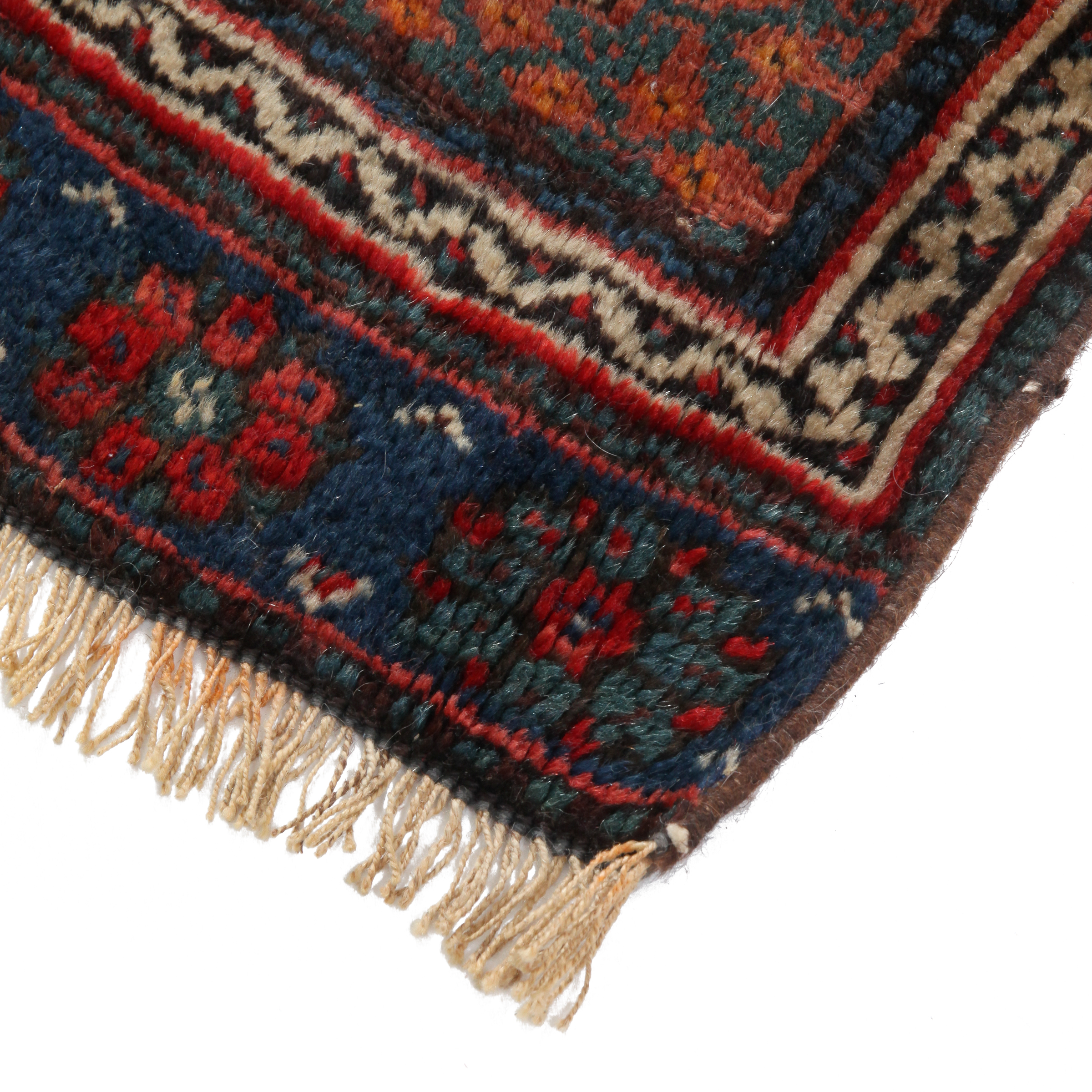 Jaff Kurd Bag Face together with a Caucasian Mat, both early 20th century