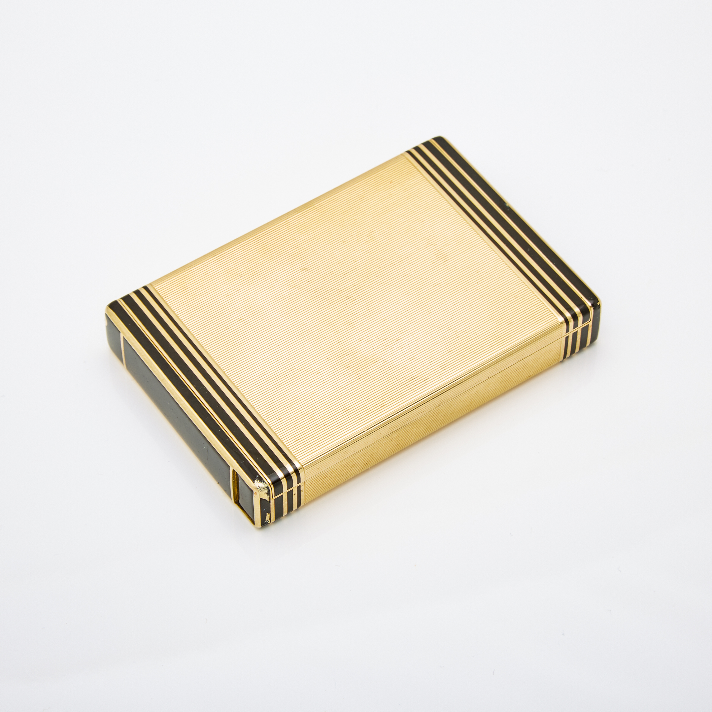 Cartier French 18k Yellow Gold Vanity Box