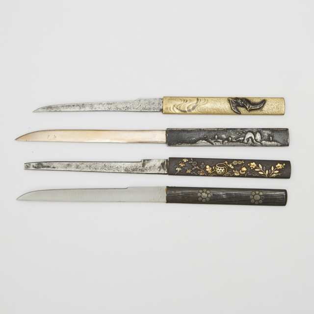 A Group of Five Japanese Swords, 19th/20th Century