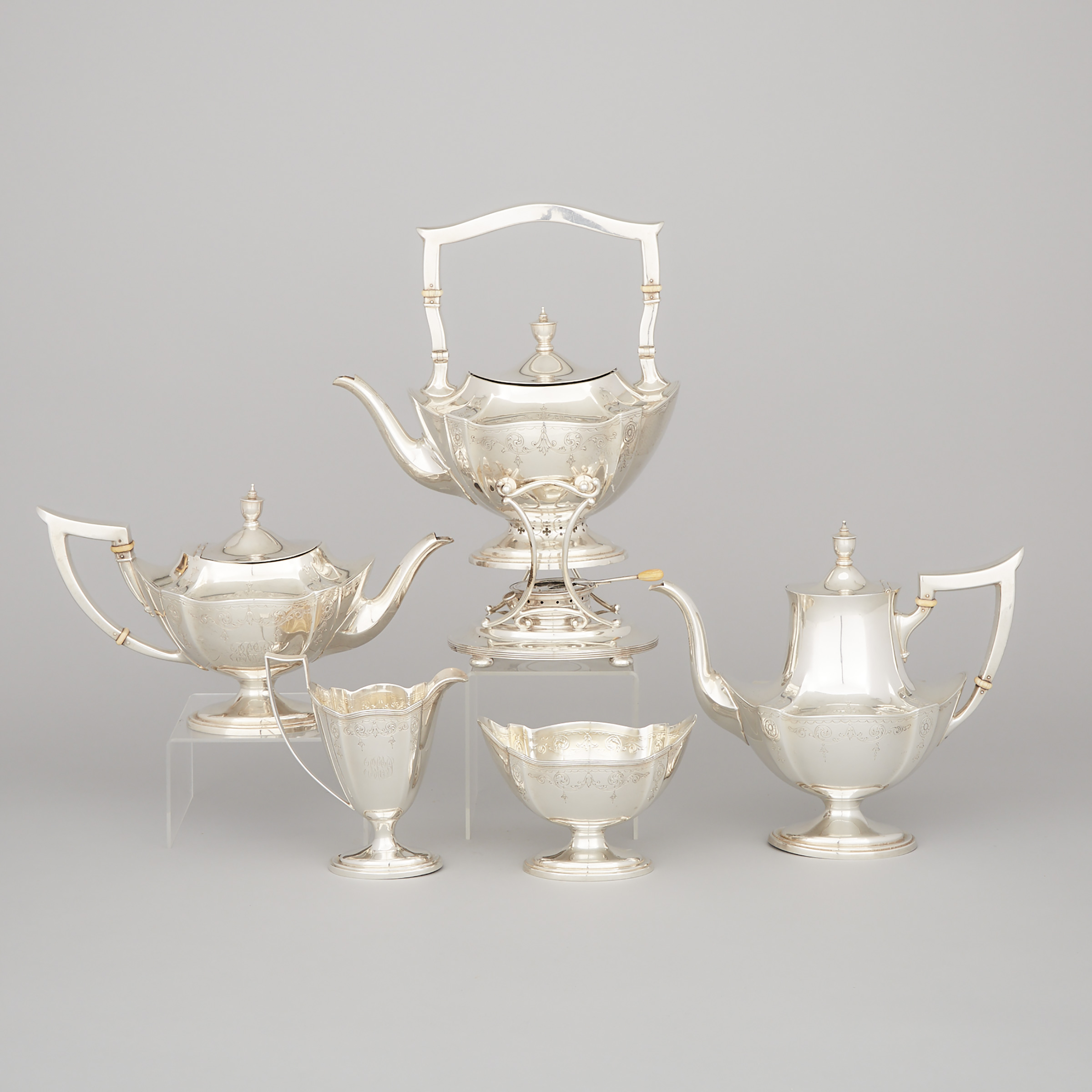 American Silver Tea and Coffee Service, Gorham Mfg. Co., Providence, R.I., 1915