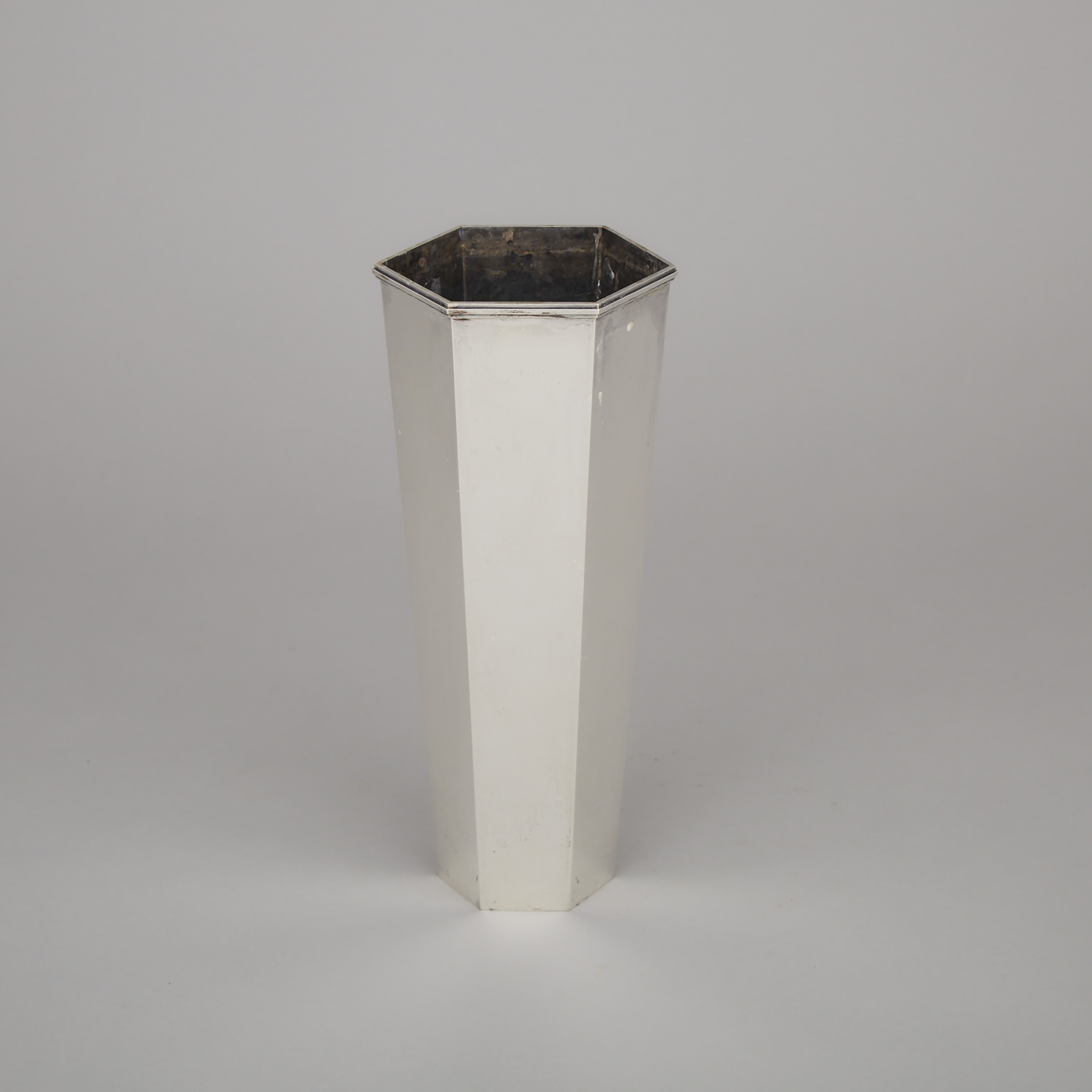 Swedish Silver Vase, Lund, 1965